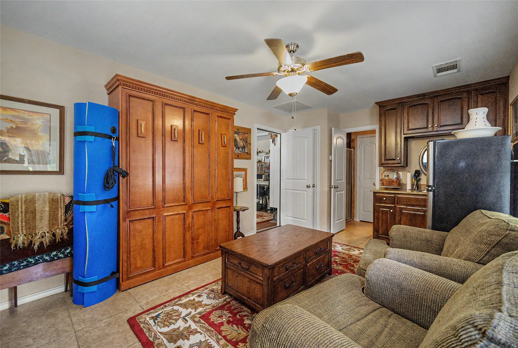 Guest House Living Area with Murphy Bed
