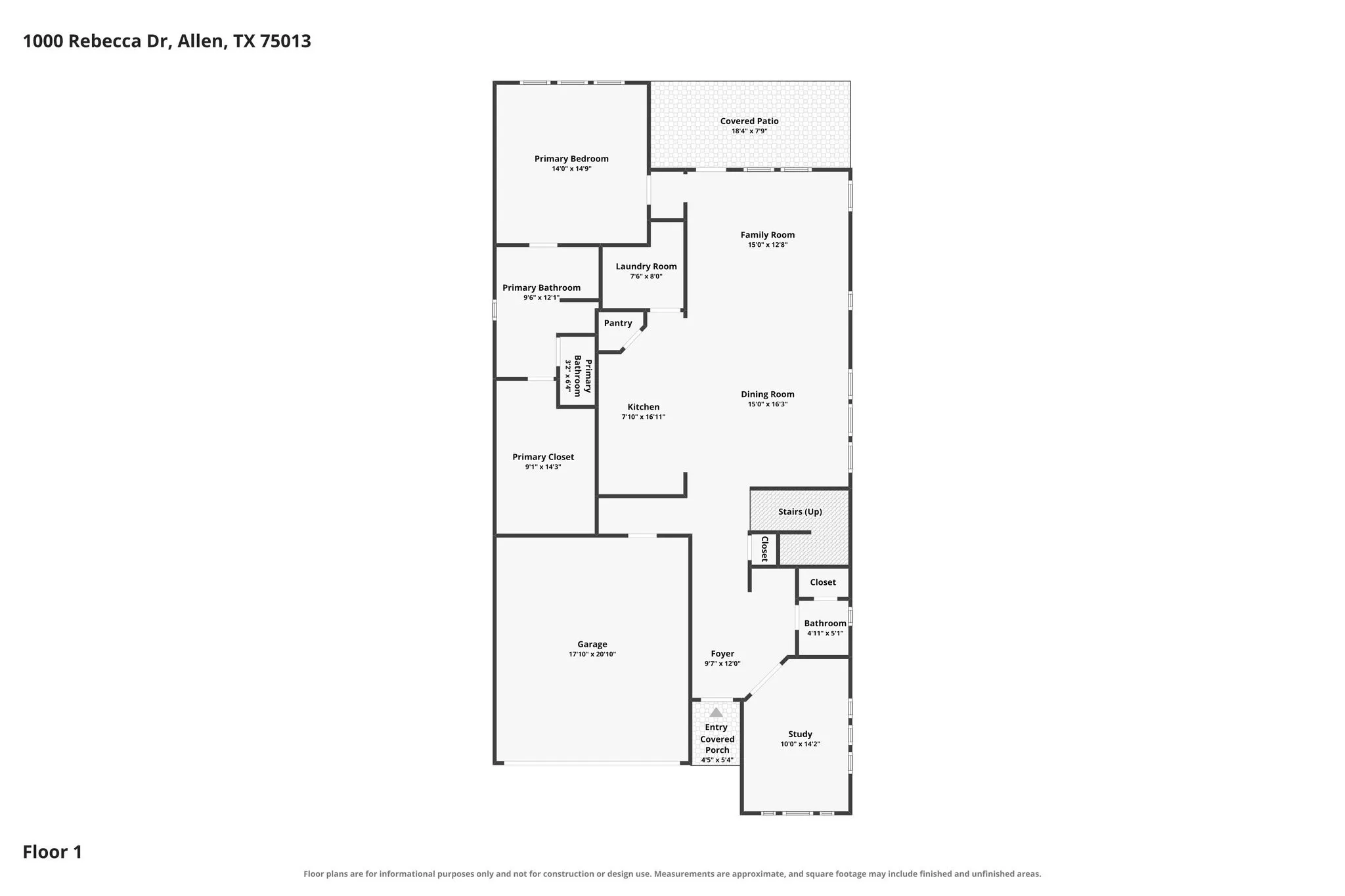 Floor plan - 1st floor