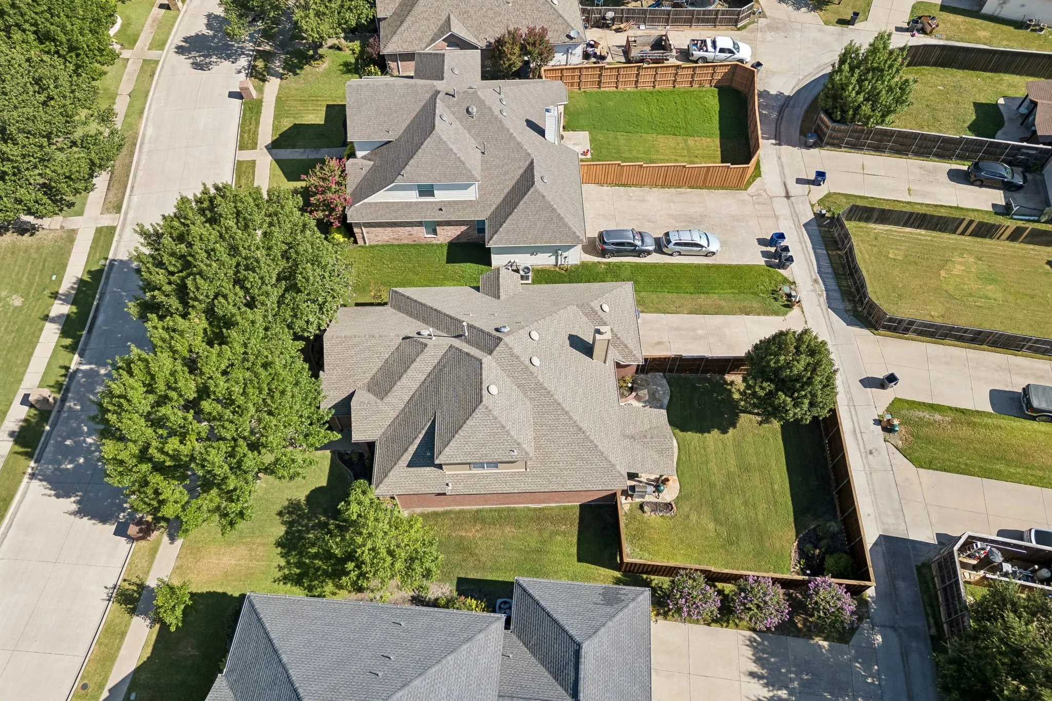 The home’s location offers a more tucked-away setting with limited through traffic.