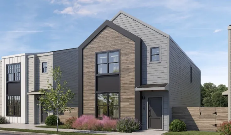 View of modern home