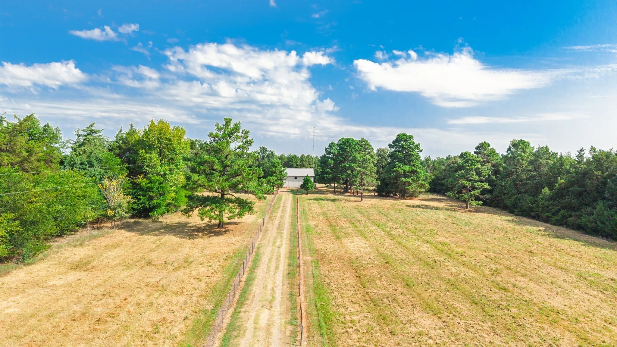 Drive into the property.
