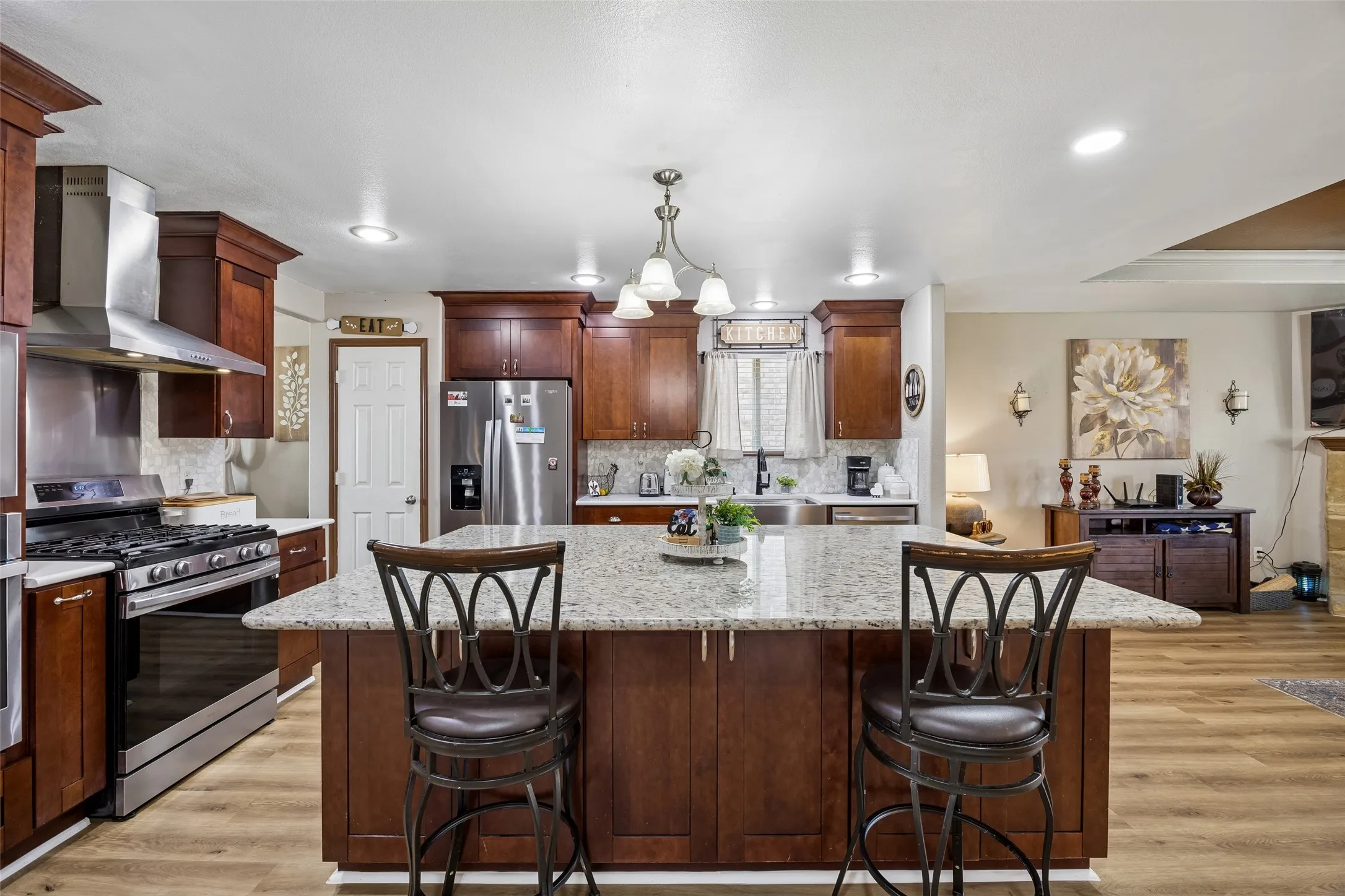 Gathering space in the Kitchen