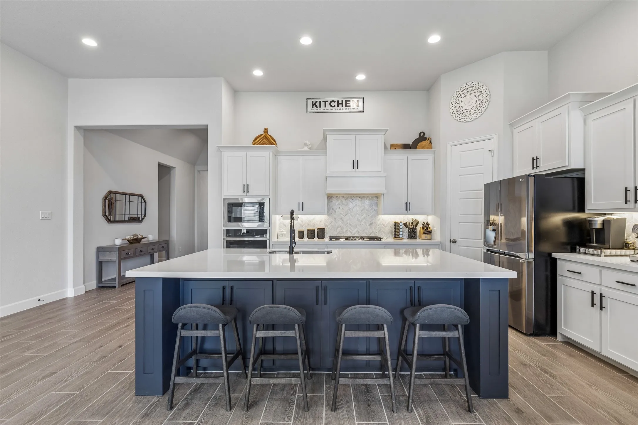 Kitchen with Quartz Countertops