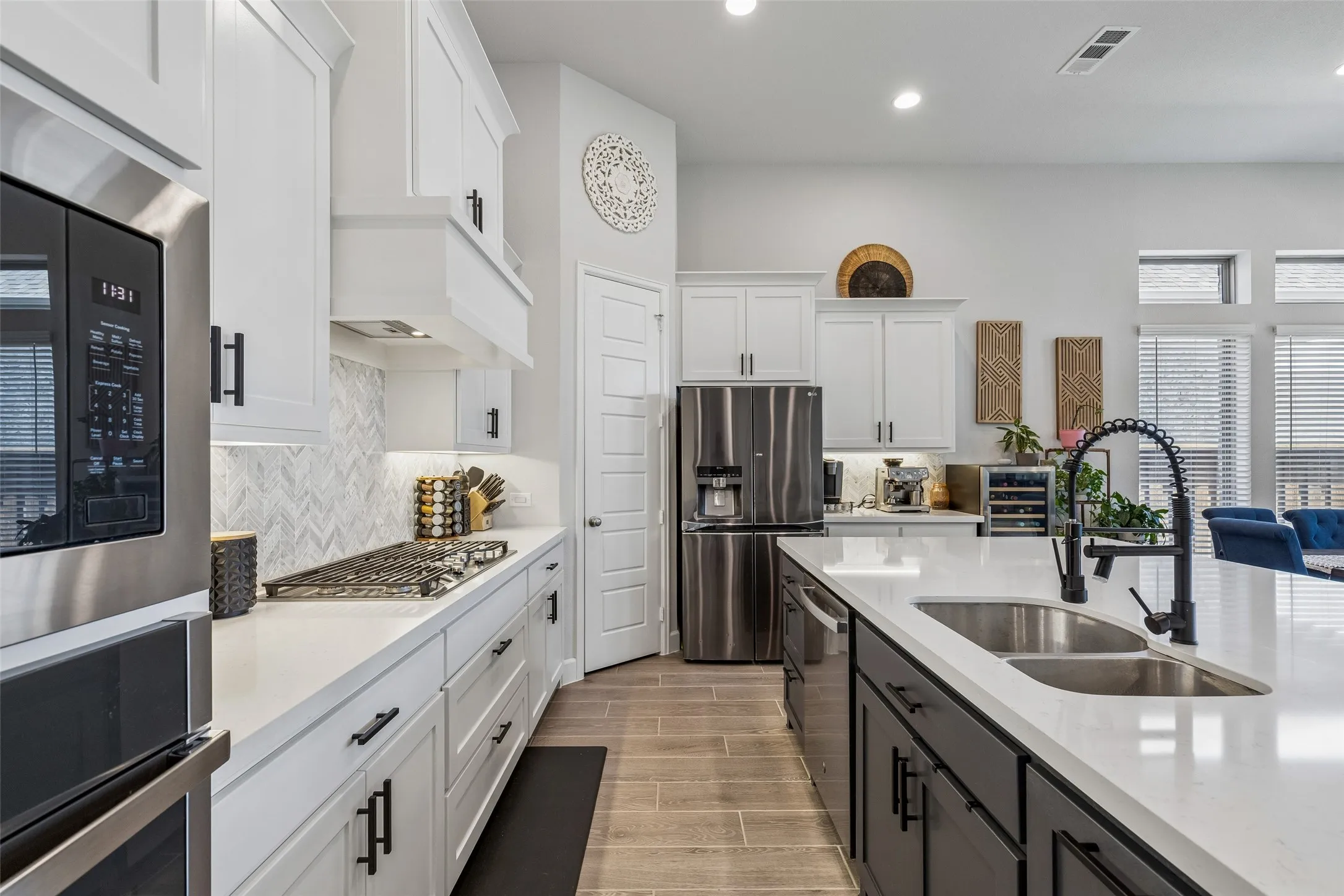 Kitchen with Quartz Countertops