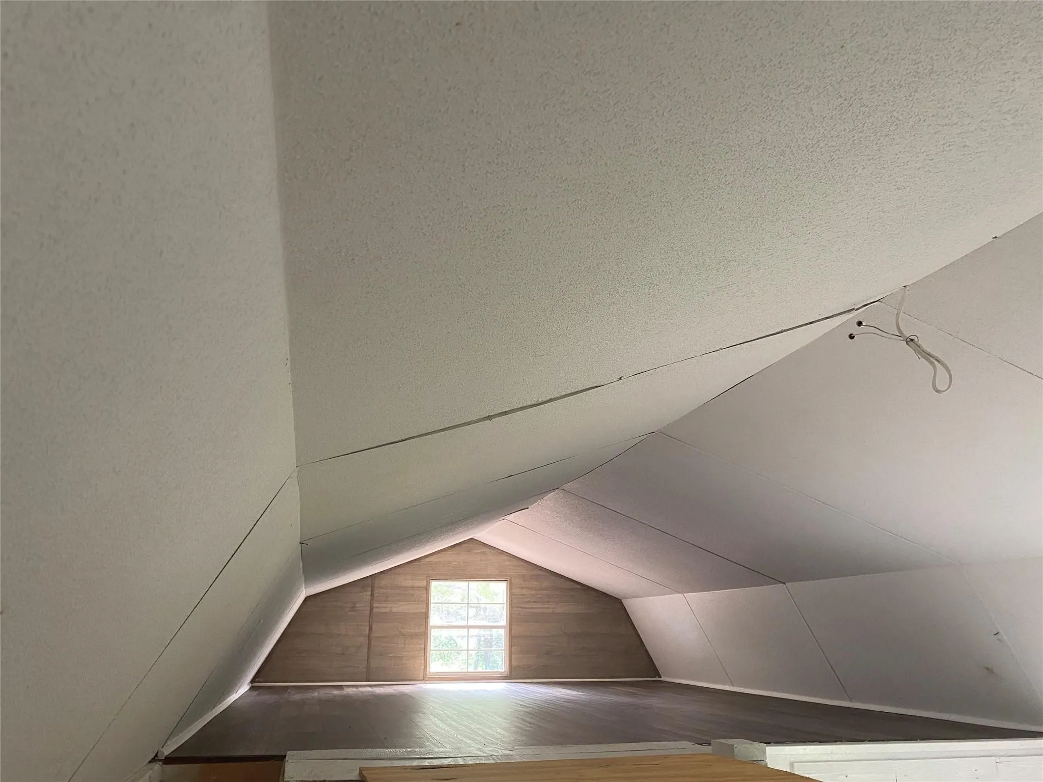 Finished loft area for storage or use your imagination