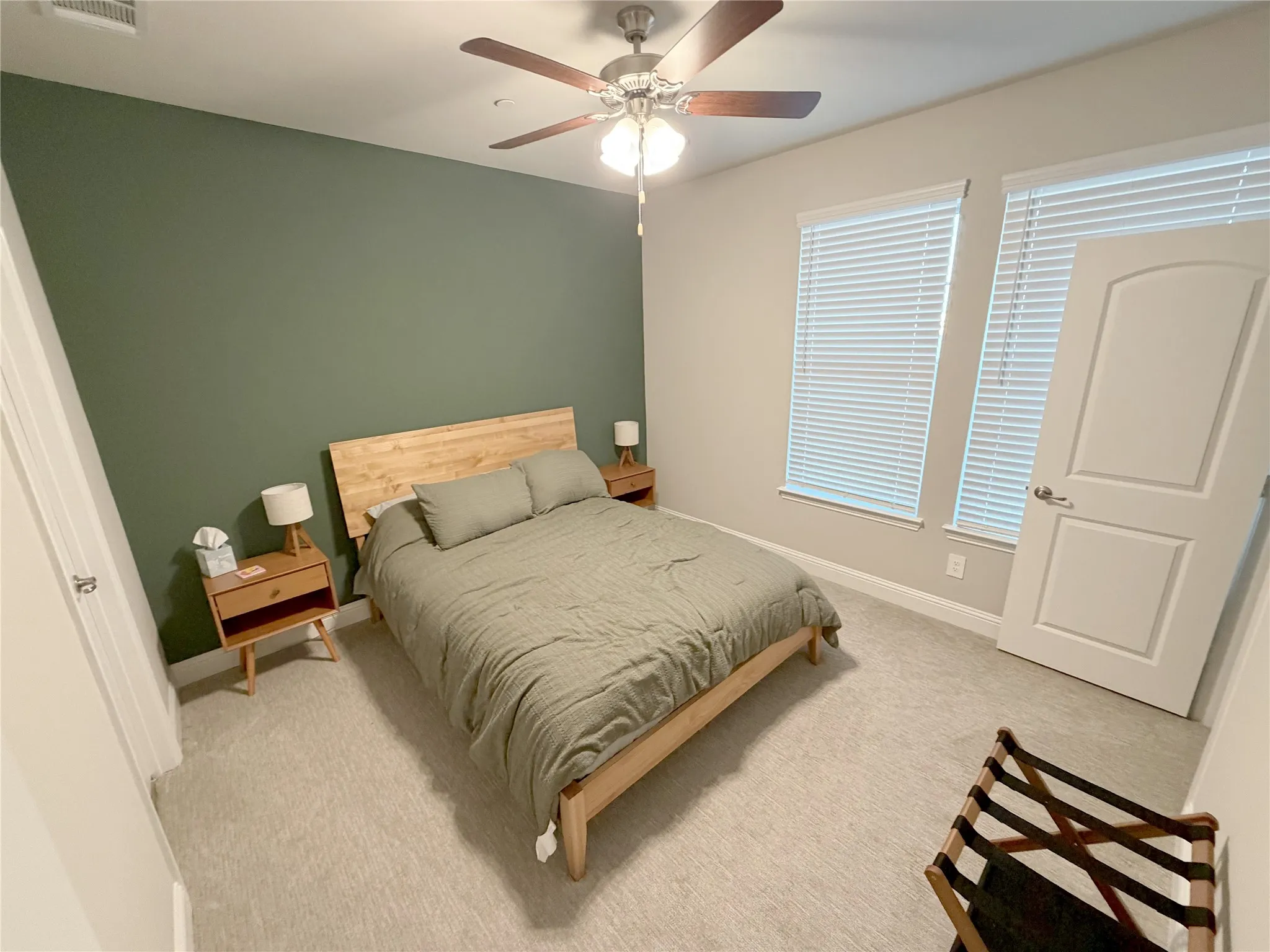 first floor bedroom with walk-in closet