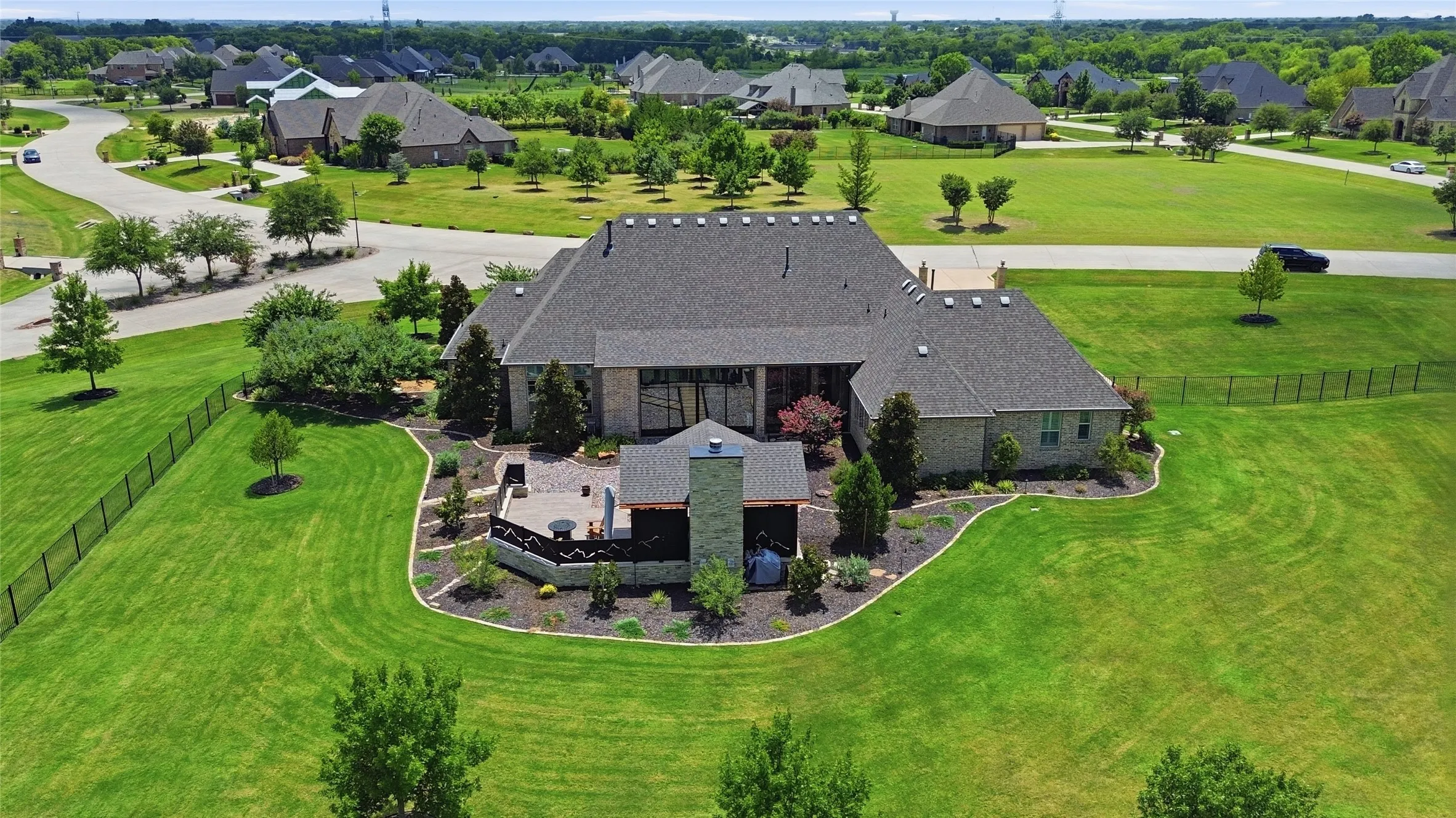 Gorgeous!  Manicured!  Upgraded! Single story home on prime acreage lot!