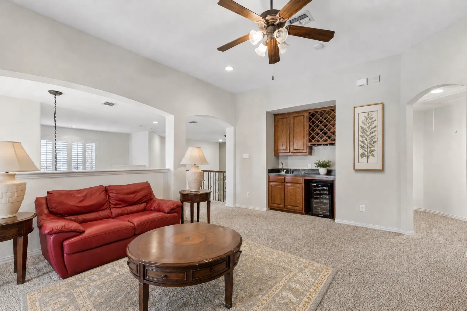 Upstairs flex room