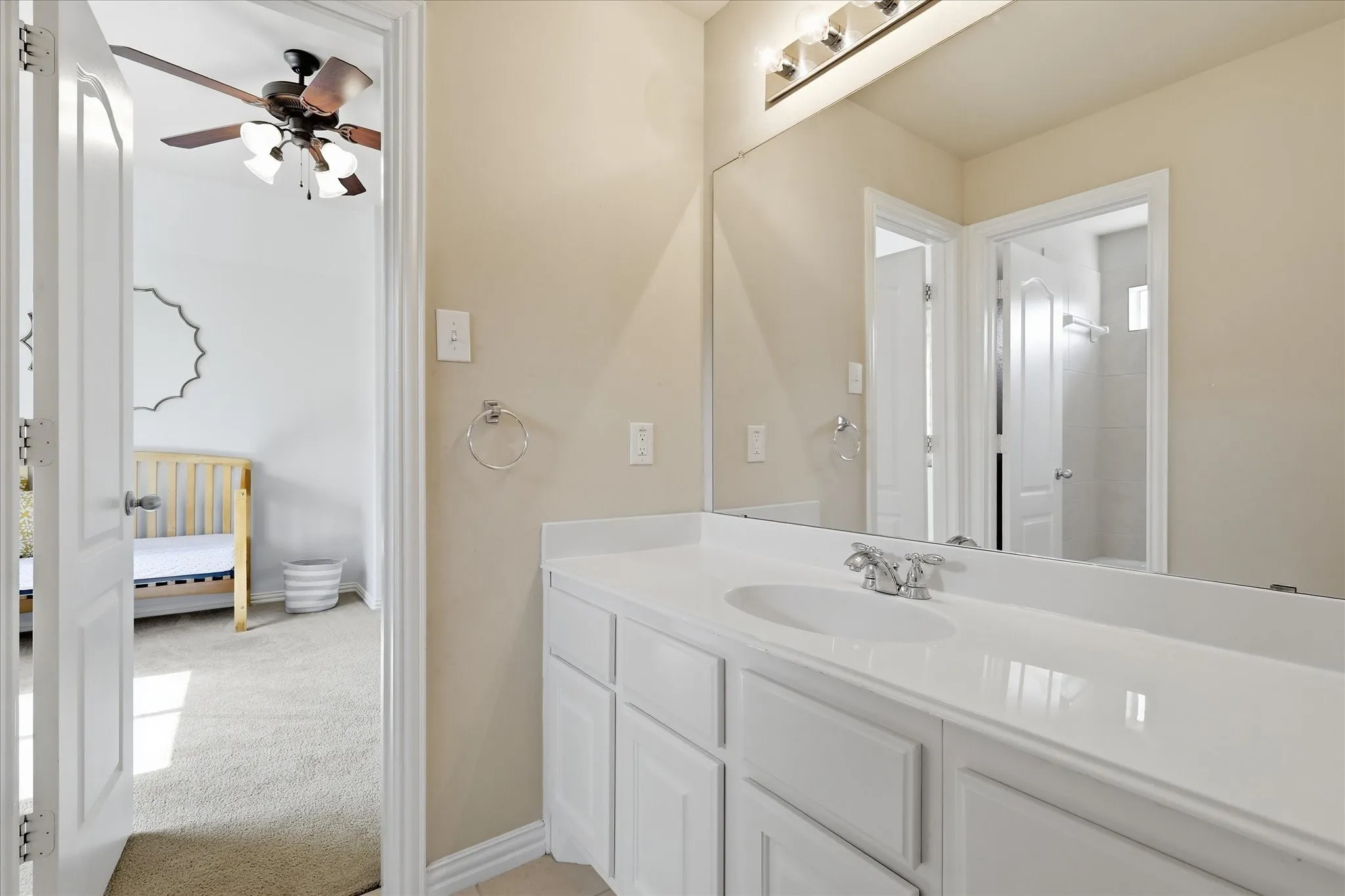 Jack and Jill Bathroom Upstairs