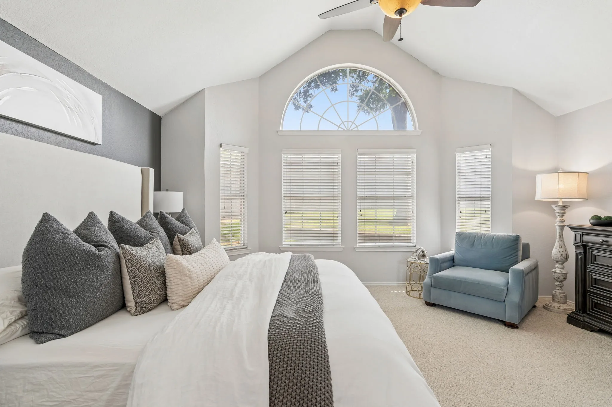 Lots of natural light.