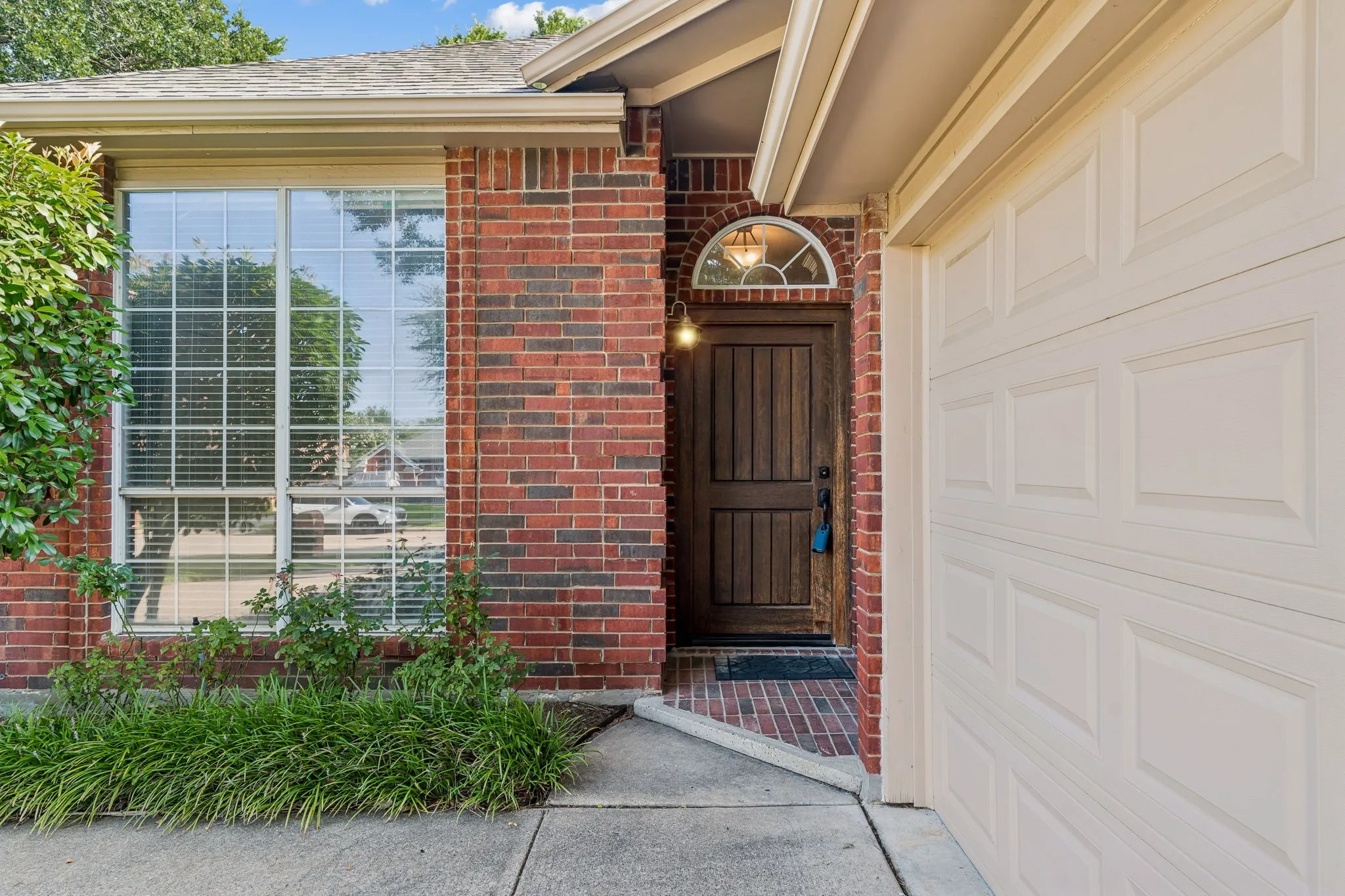 Welcoming entry.