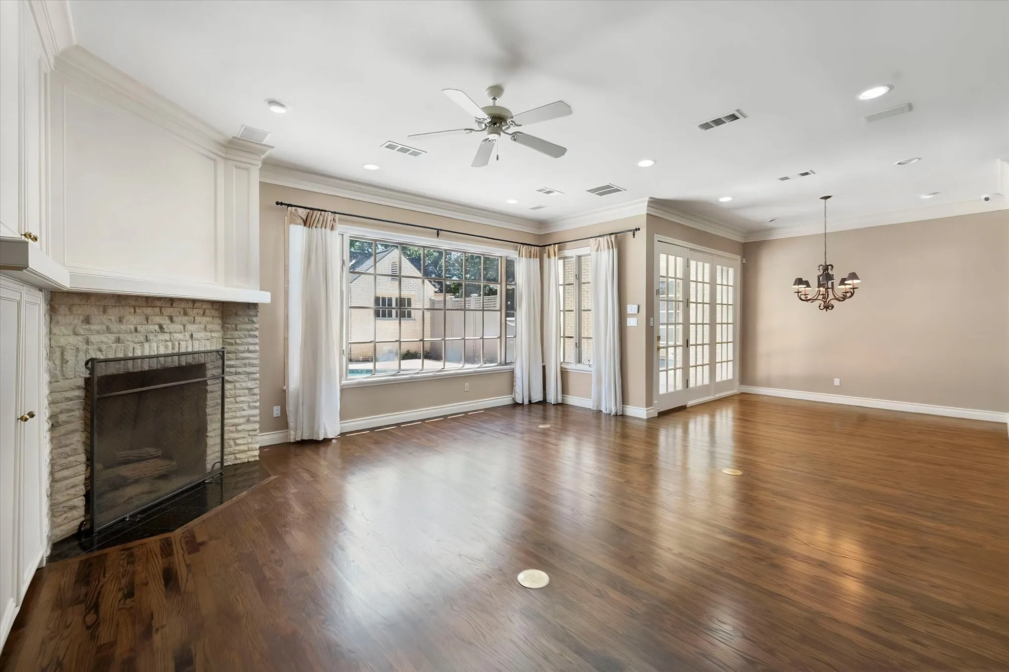 Elegant hardwood flooring