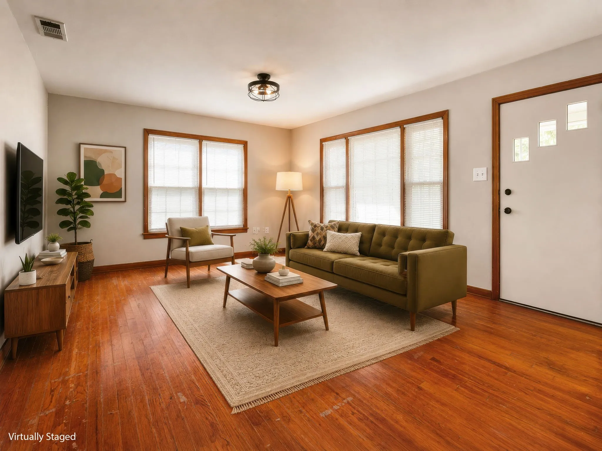 Virtually Staged Living Area