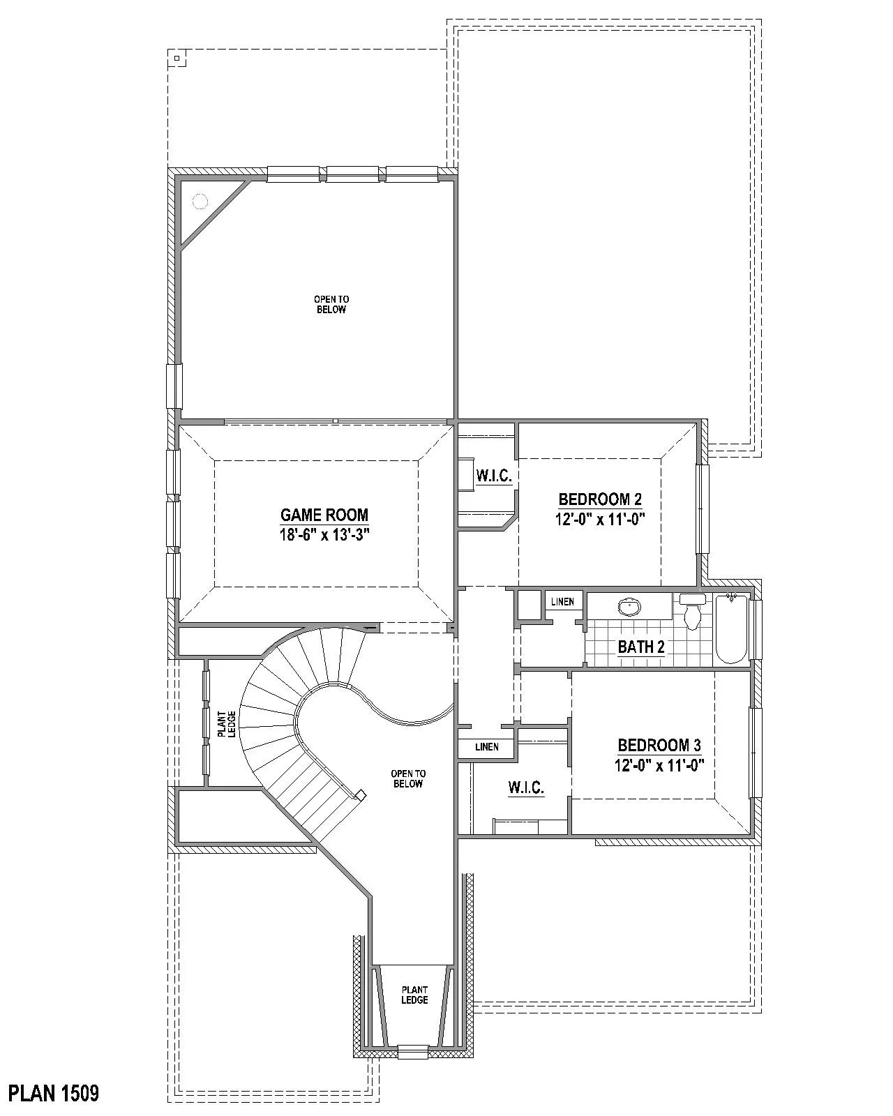 2nd Level Floor plan