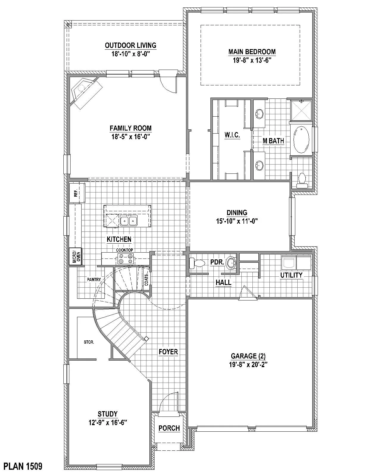 1st Level Floor plan