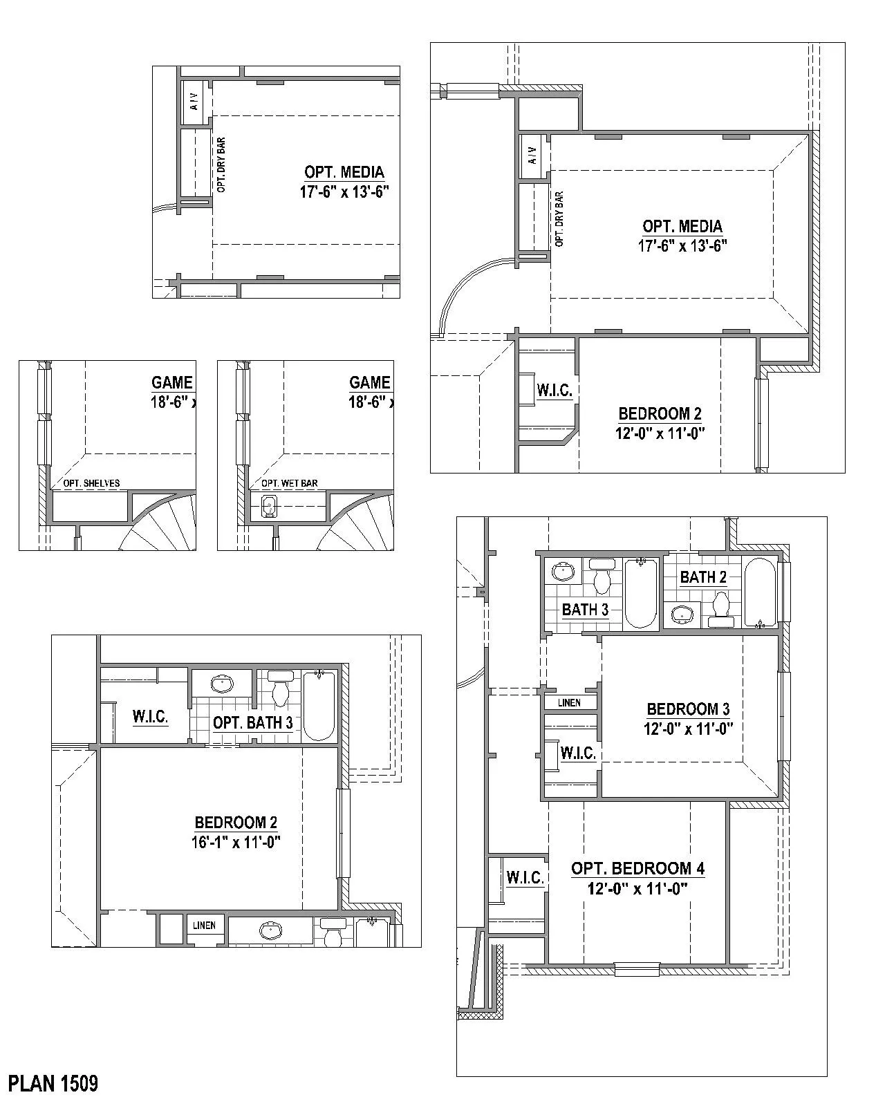 Floor plan options