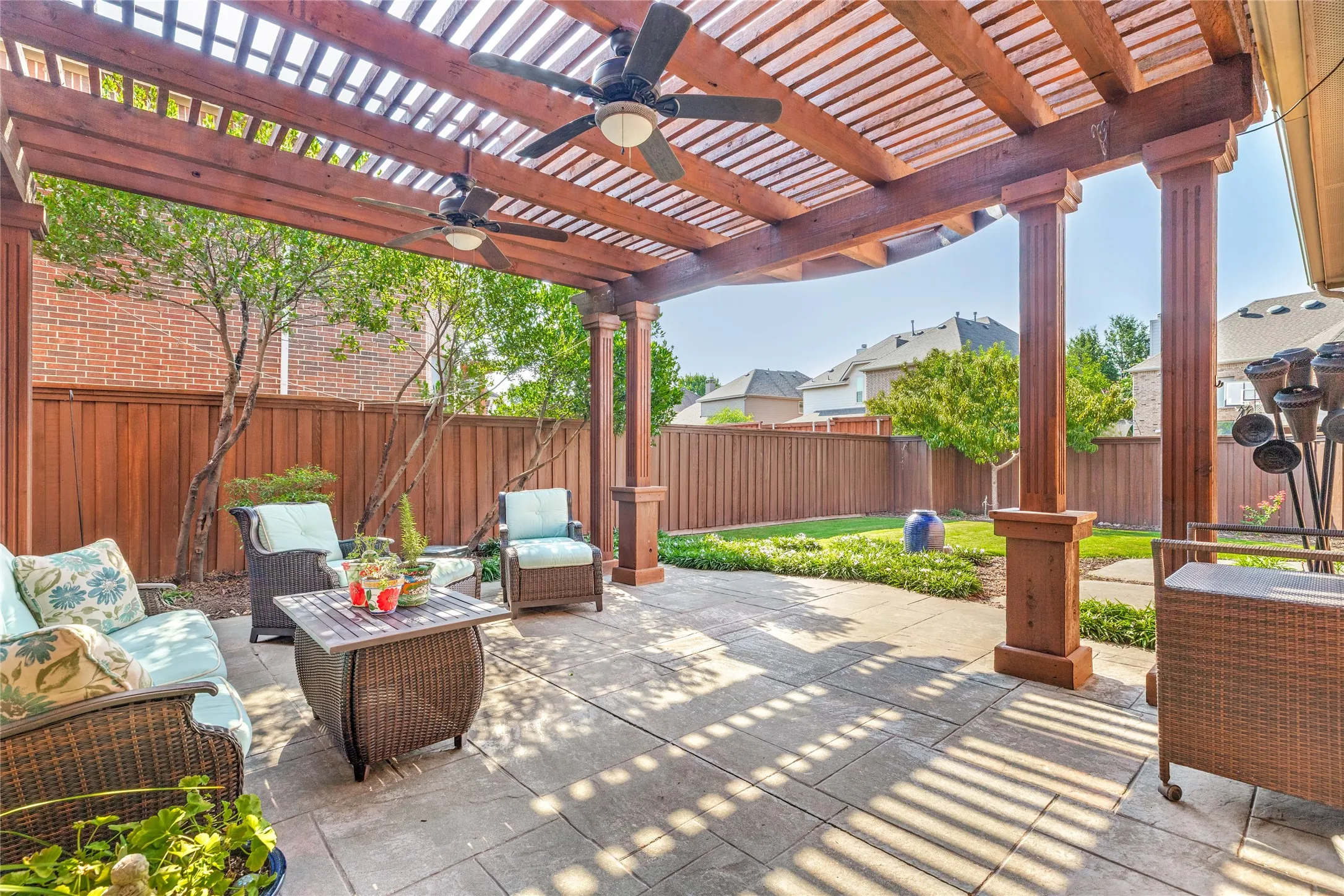 Backyard Pergola covered patio-pergola