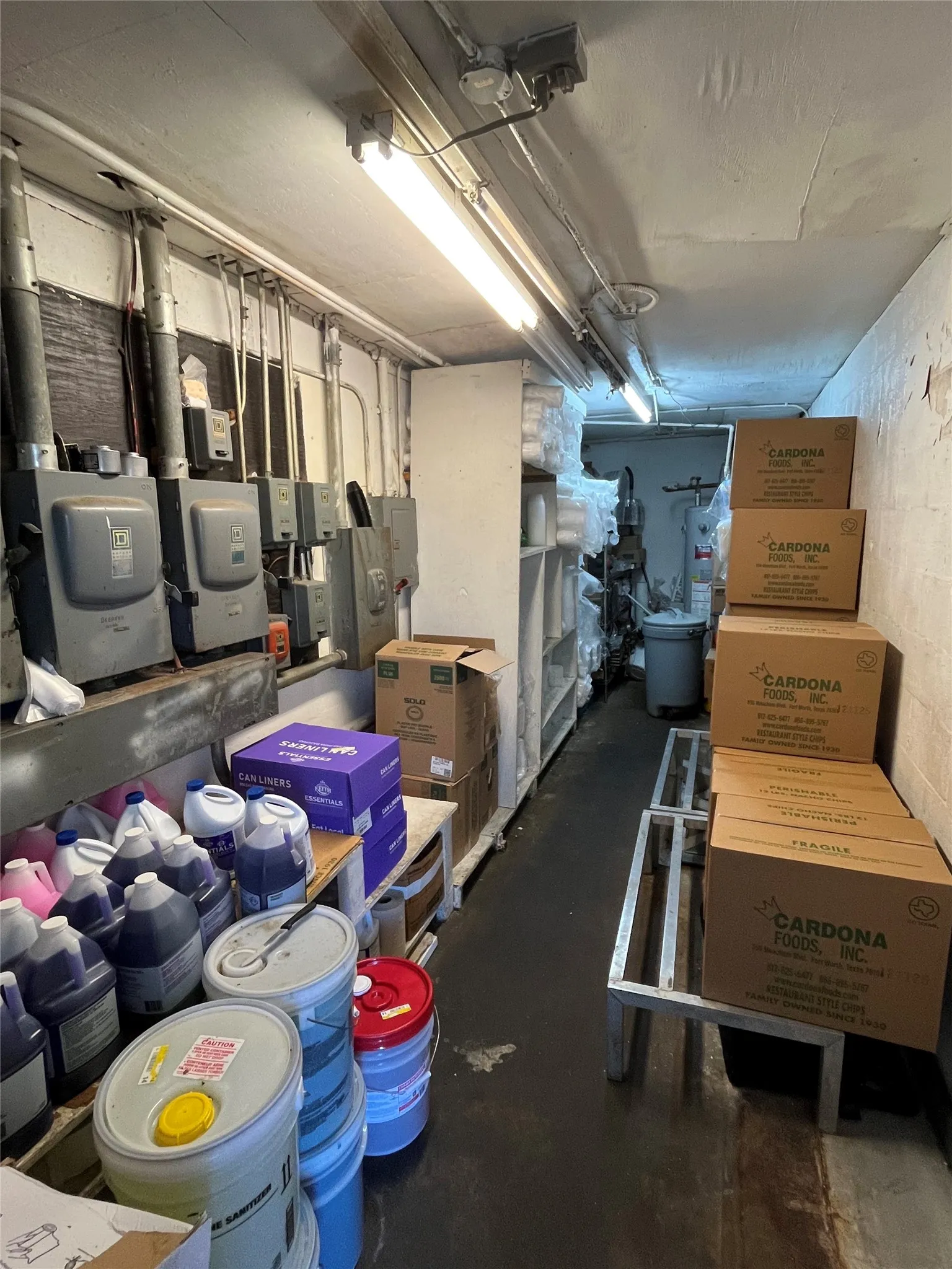 Dry Goods Storage Area