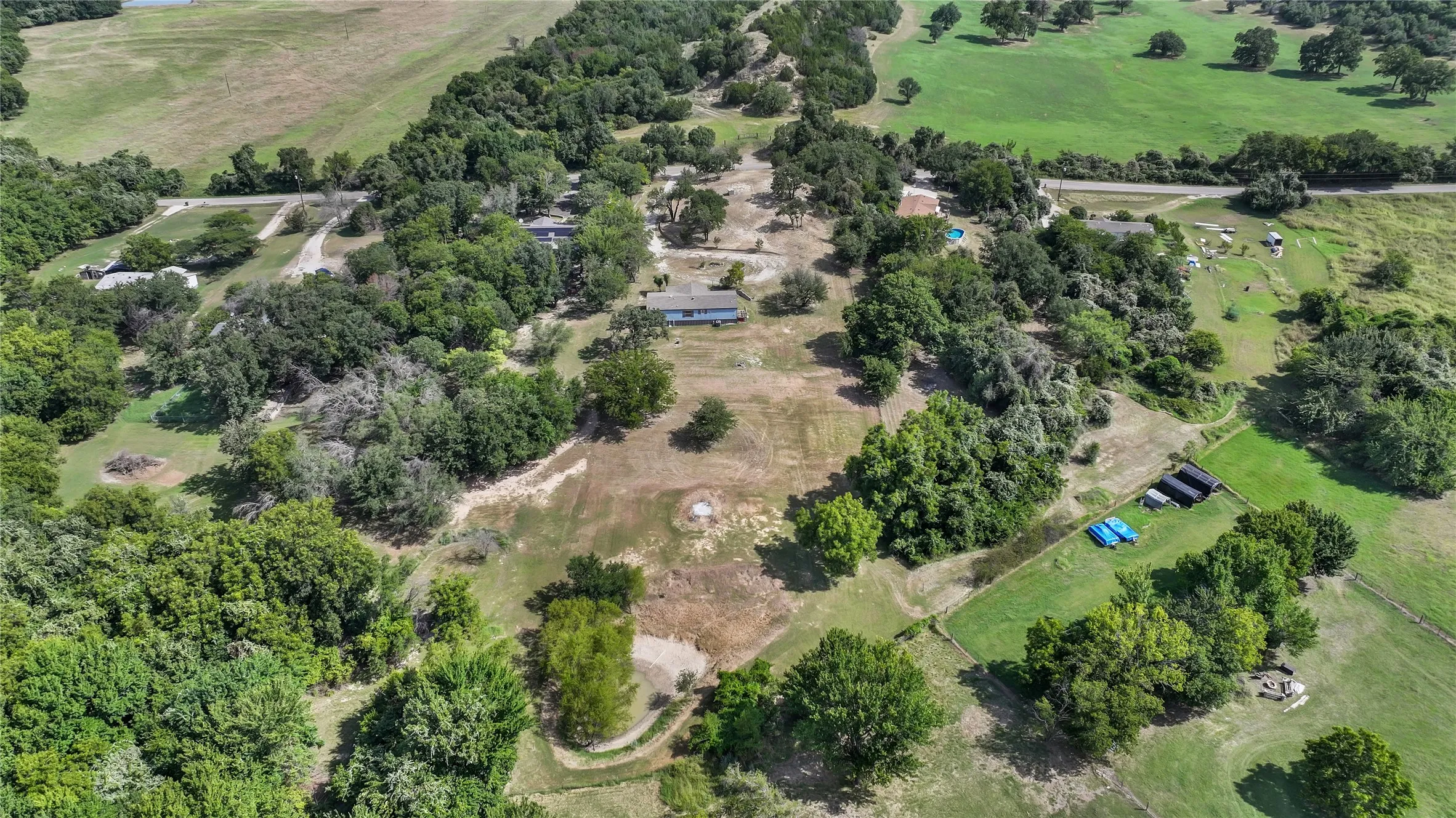 View from the back of the property.