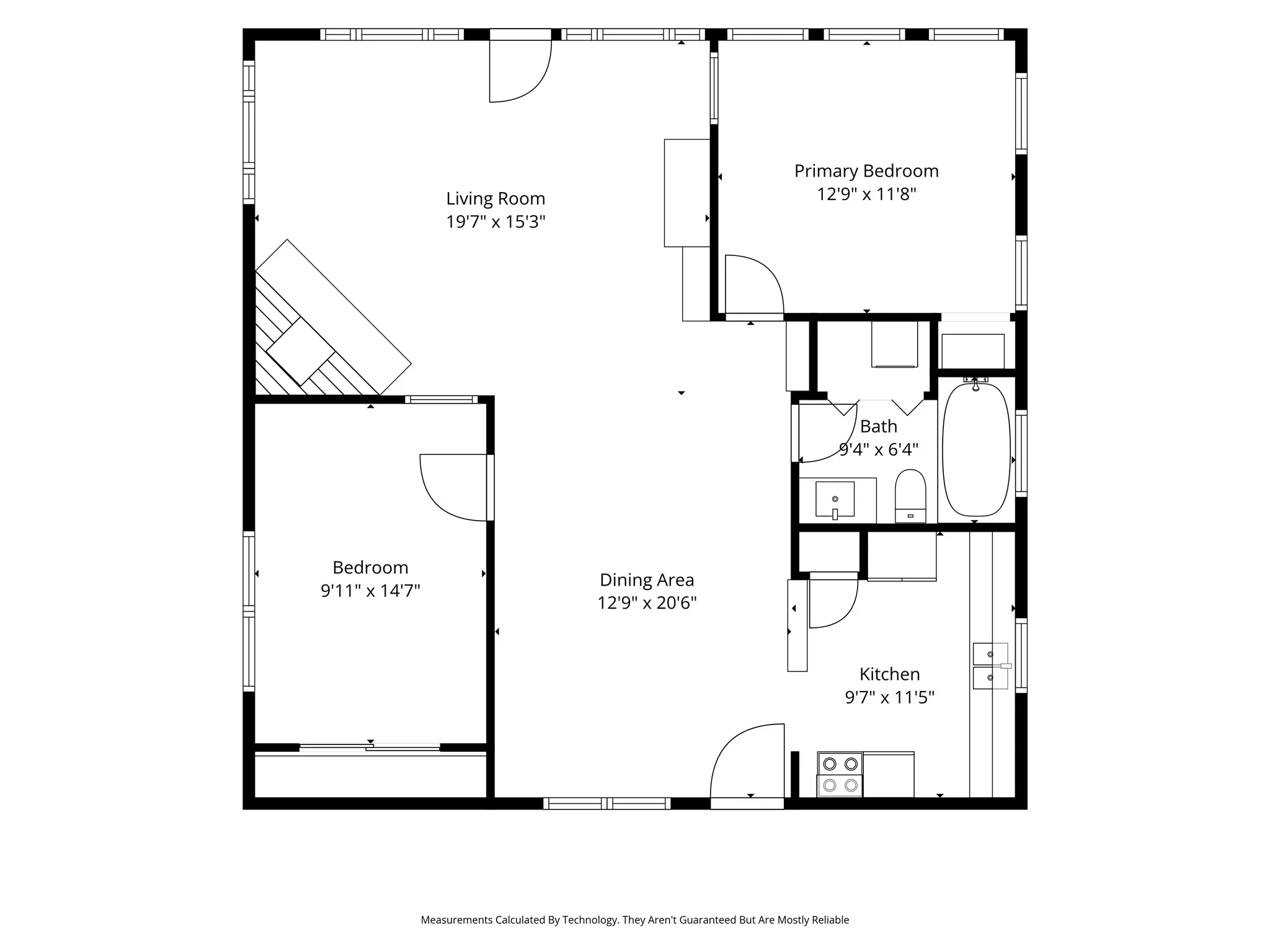 Compact floor plan with everything you need means easy care, easy living.