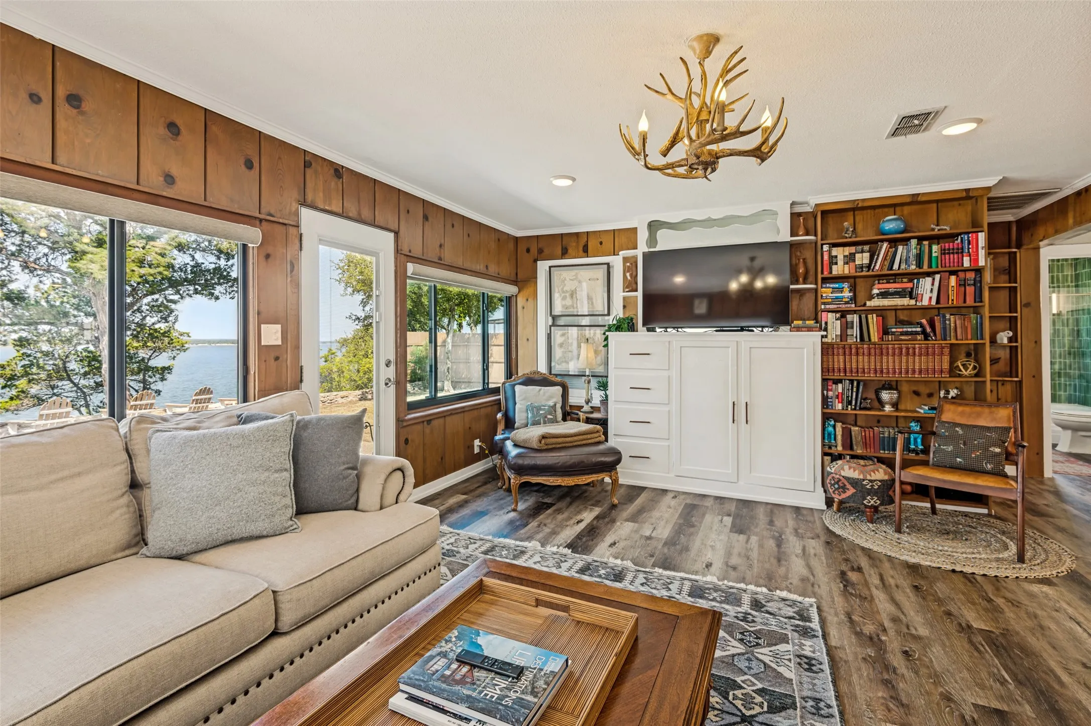 All furniture included! Move-in ready. Luxury Vinyl Plank flooring througout.