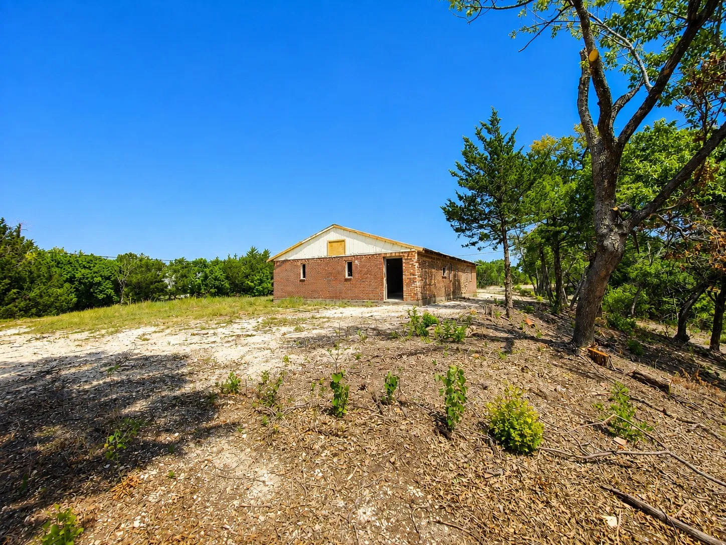 Back of property