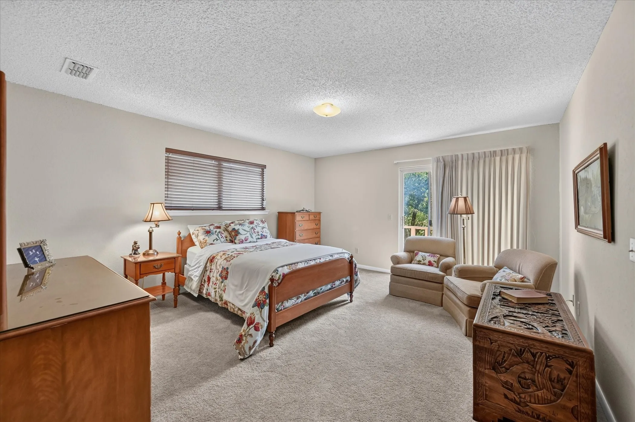 Bedroom 4, could be a second primary suite with sitting area.  Large closet with private bath!