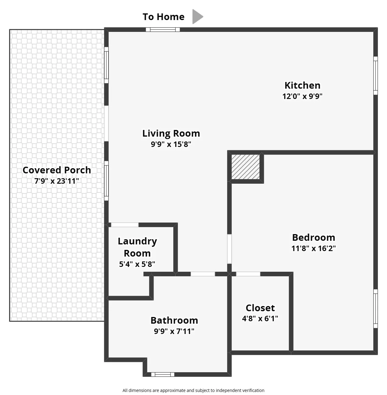 ADU One bedroom guest cottage