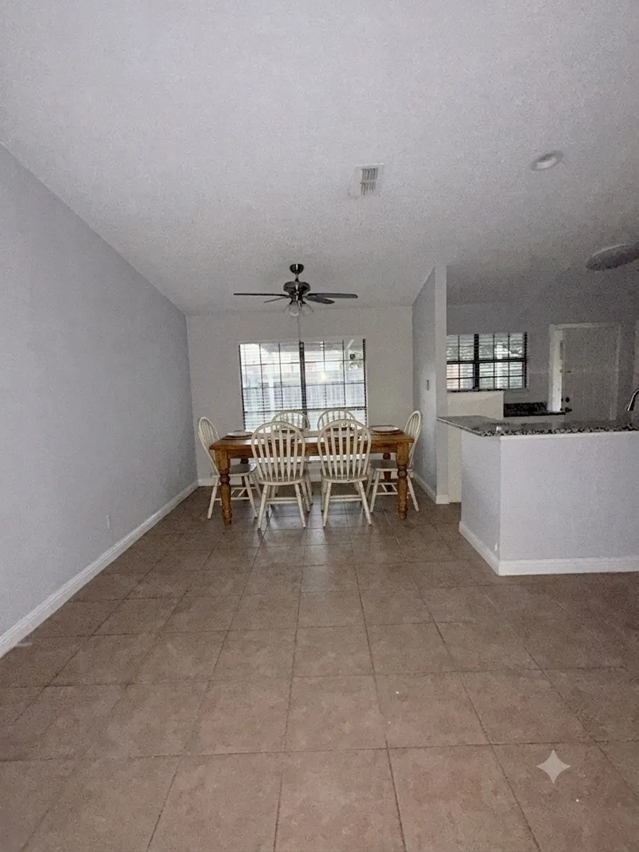 Virtually Staged Dining Table
