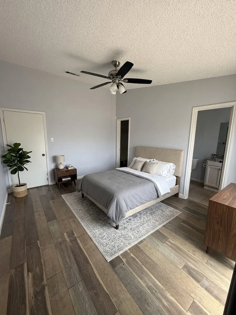 Virtually Staged Primary Bedroom