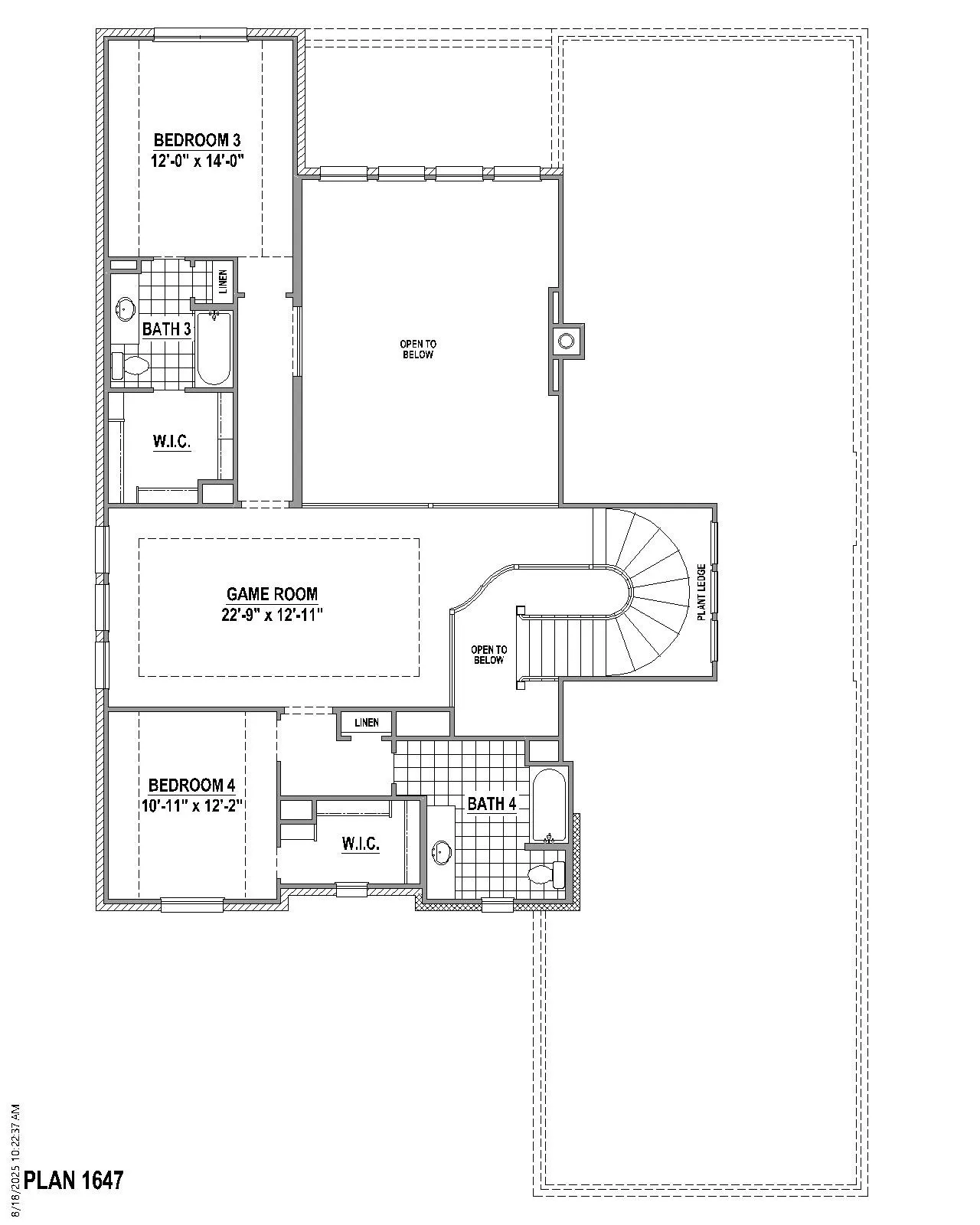 2nd Level Floor plan