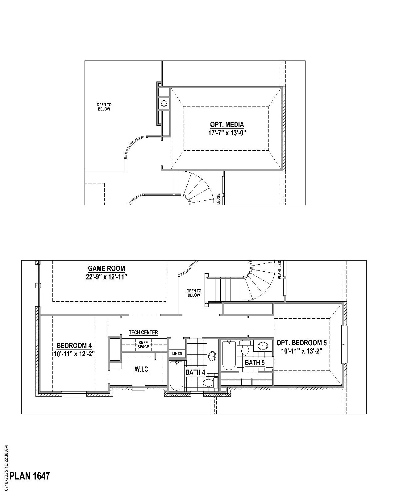 Floor plan options