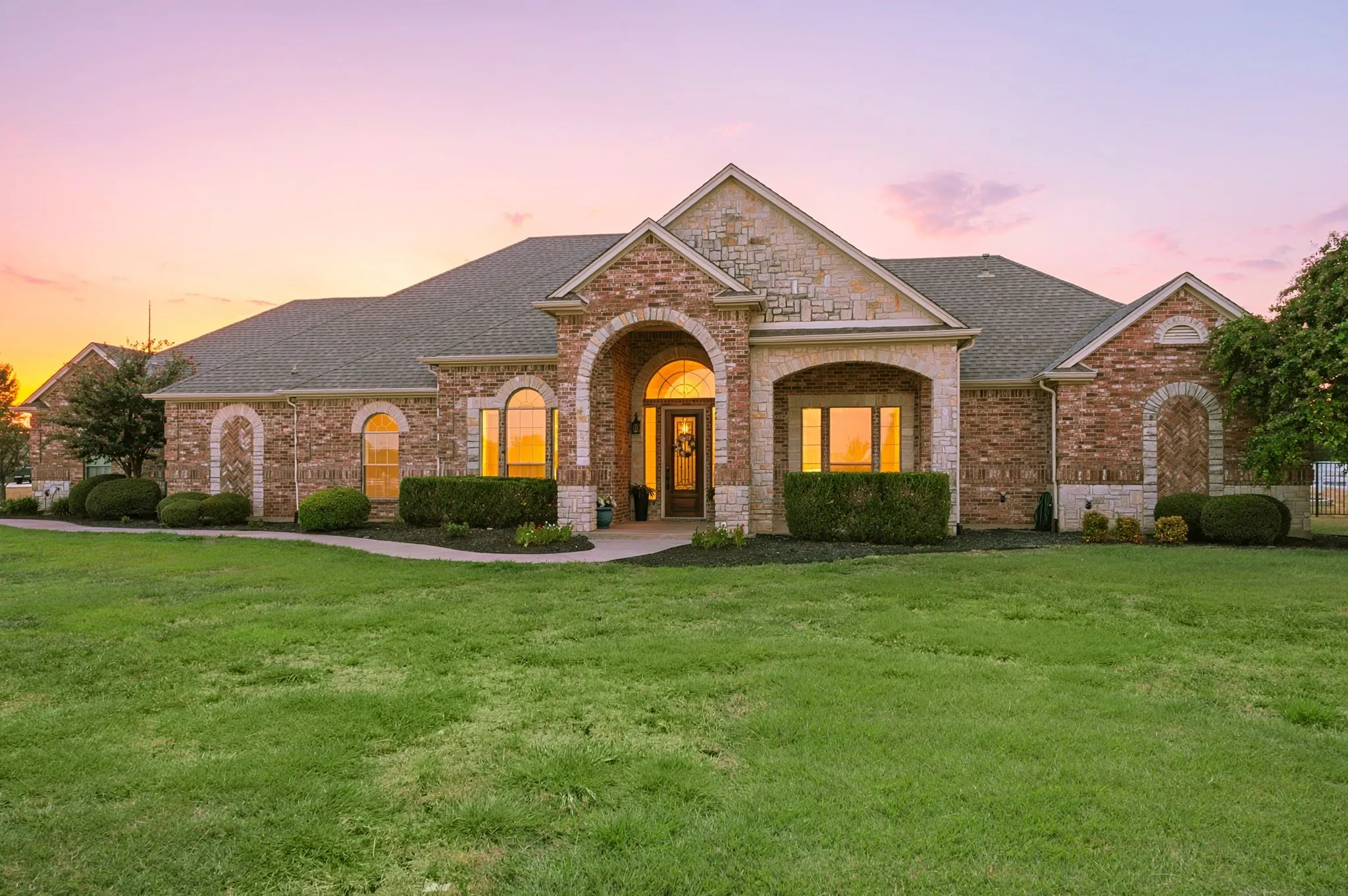 this thoughtfully custom-built home spans nearly 3,700 square feet with a floor plan that balances connection, privacy, and everyday functionality