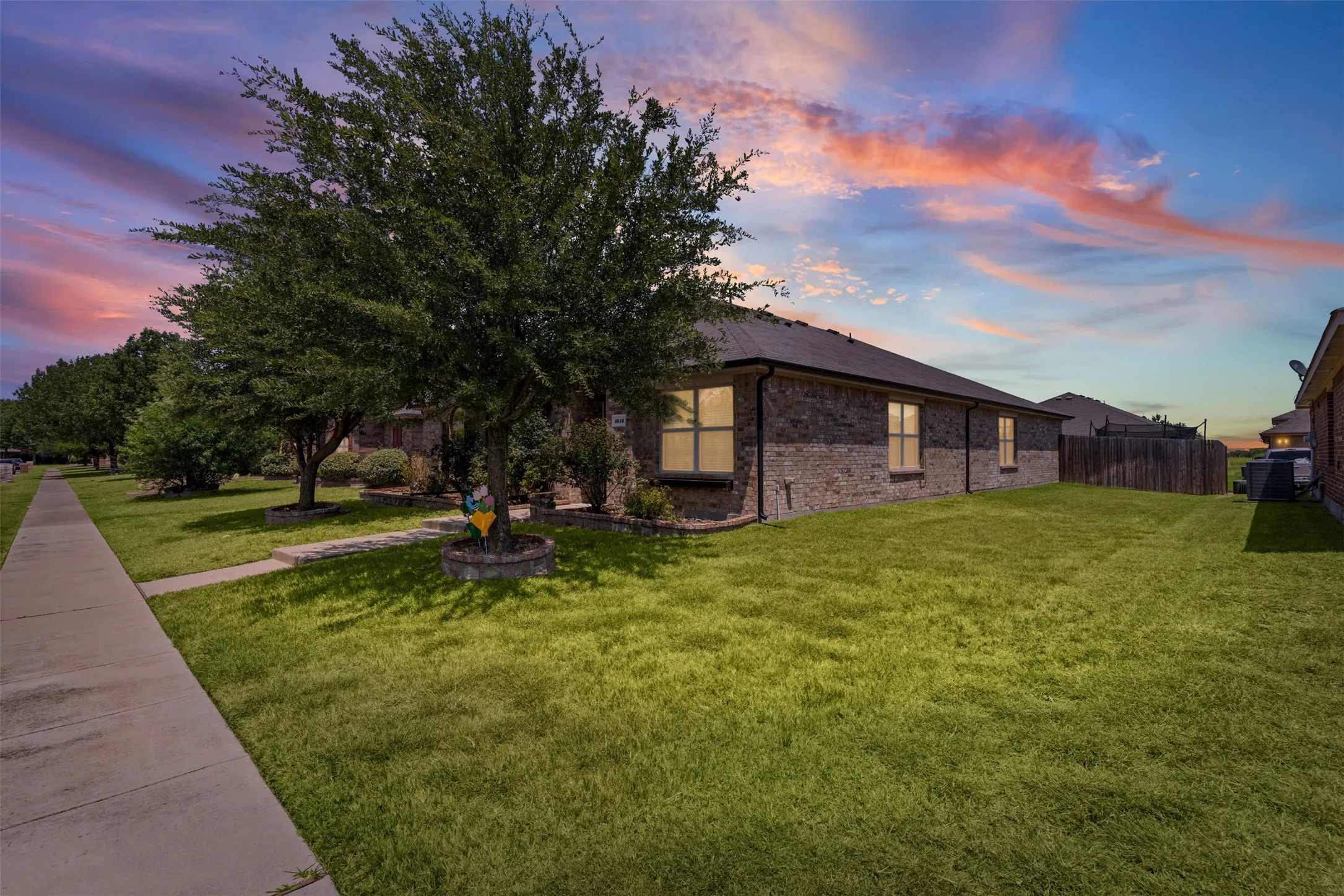 Side View in Twilight