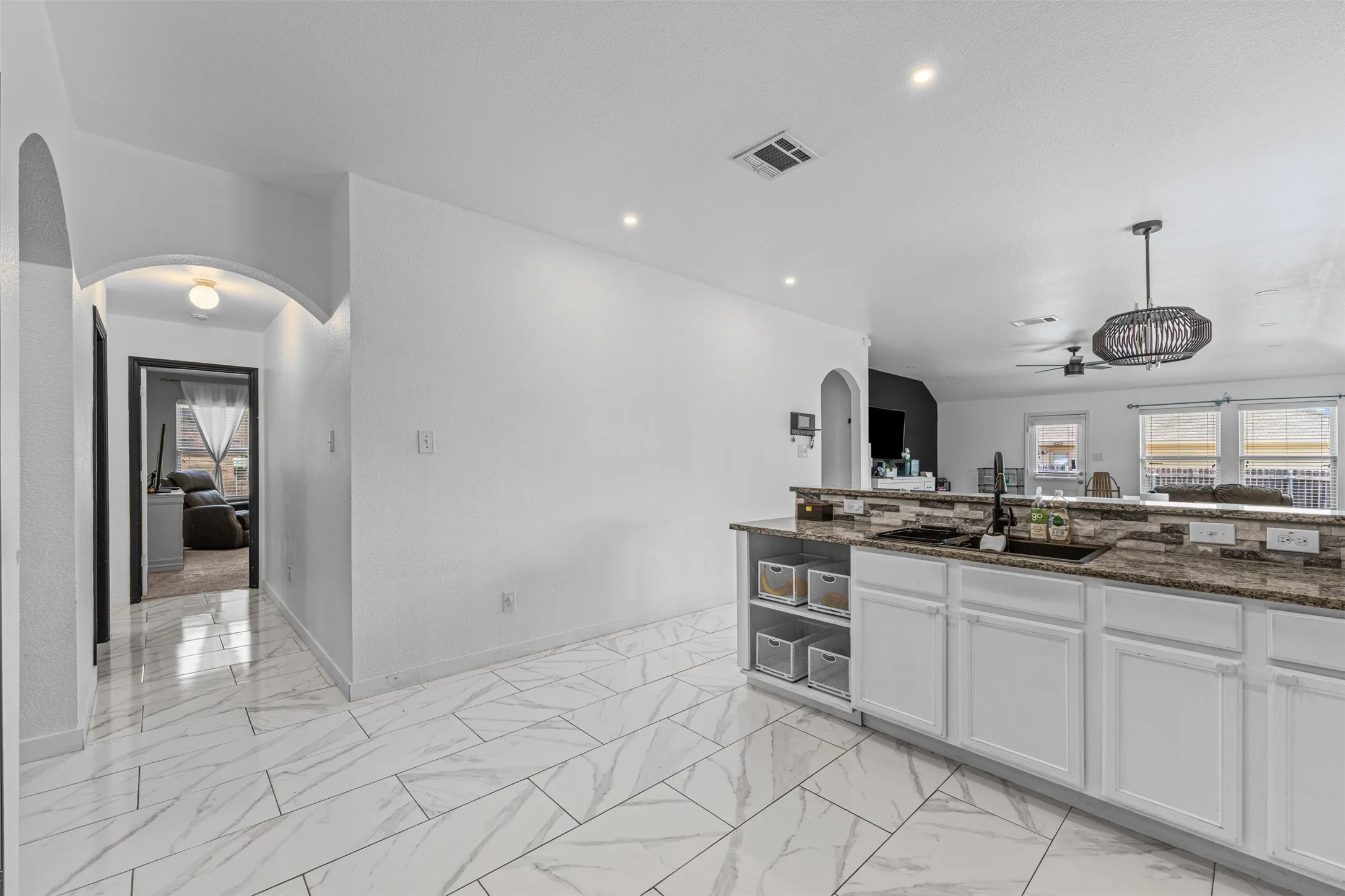 Kitchen and hallway view
