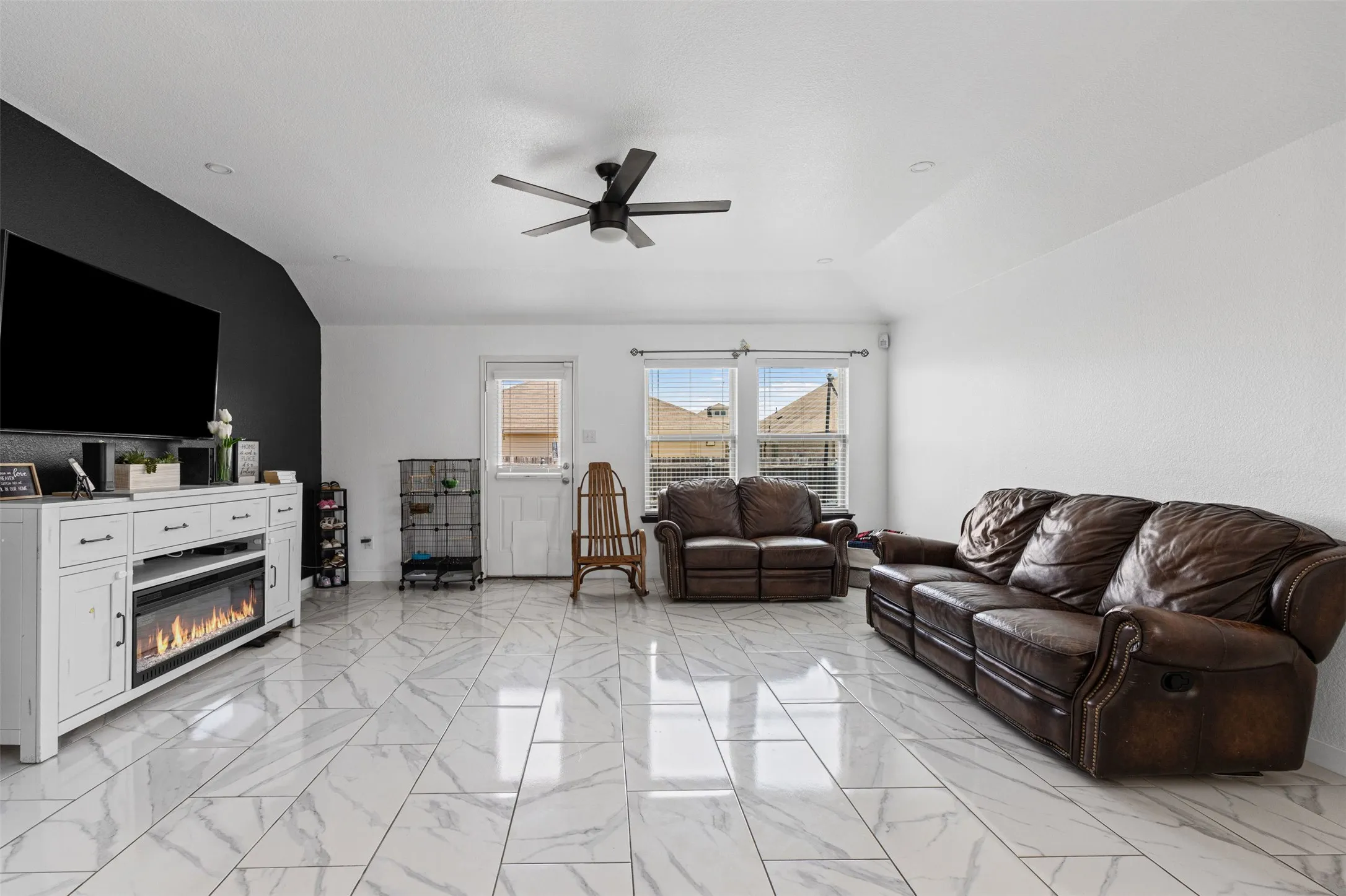 Updated flooring in living room