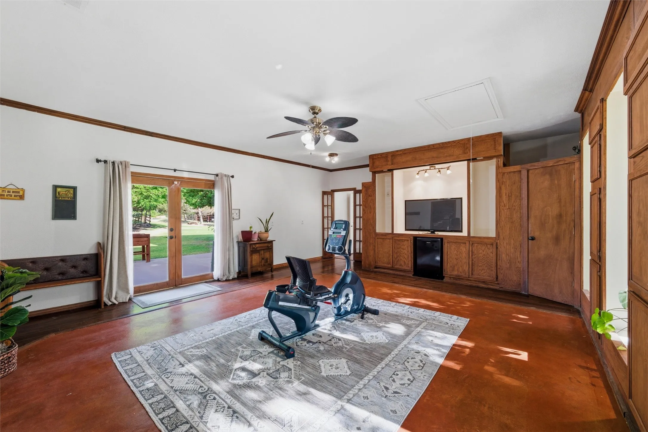 Bonus room can be leveraged as a media room, yoga studio or convert to a 2nd primary bedroom.