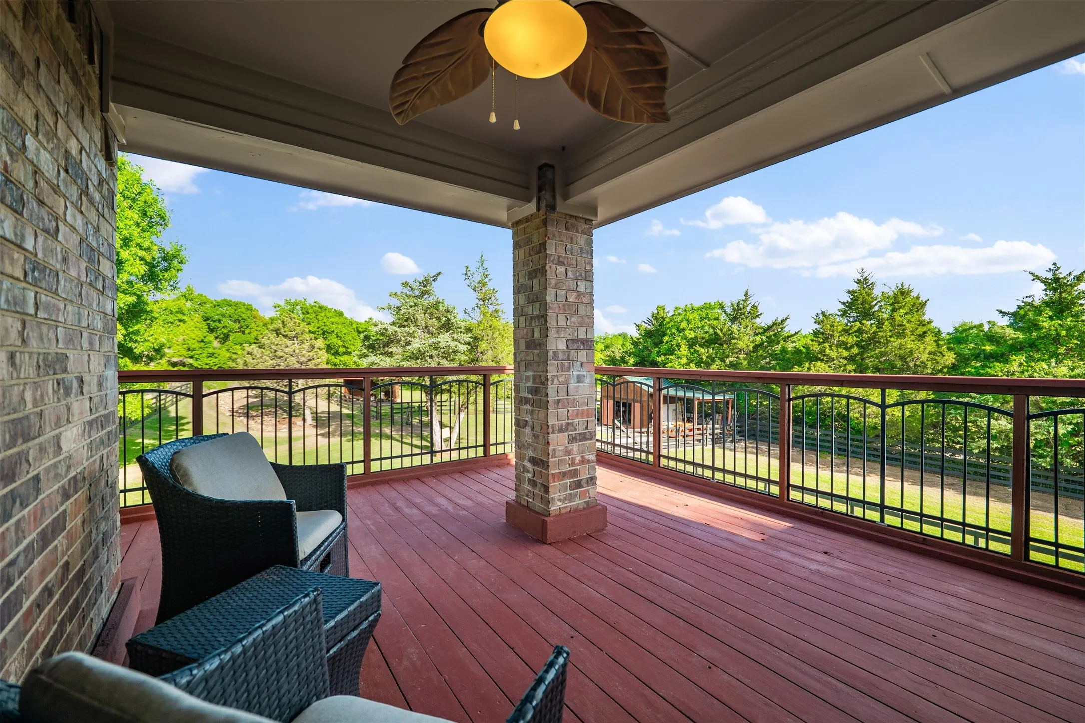 Balcony off of the primary bedroom