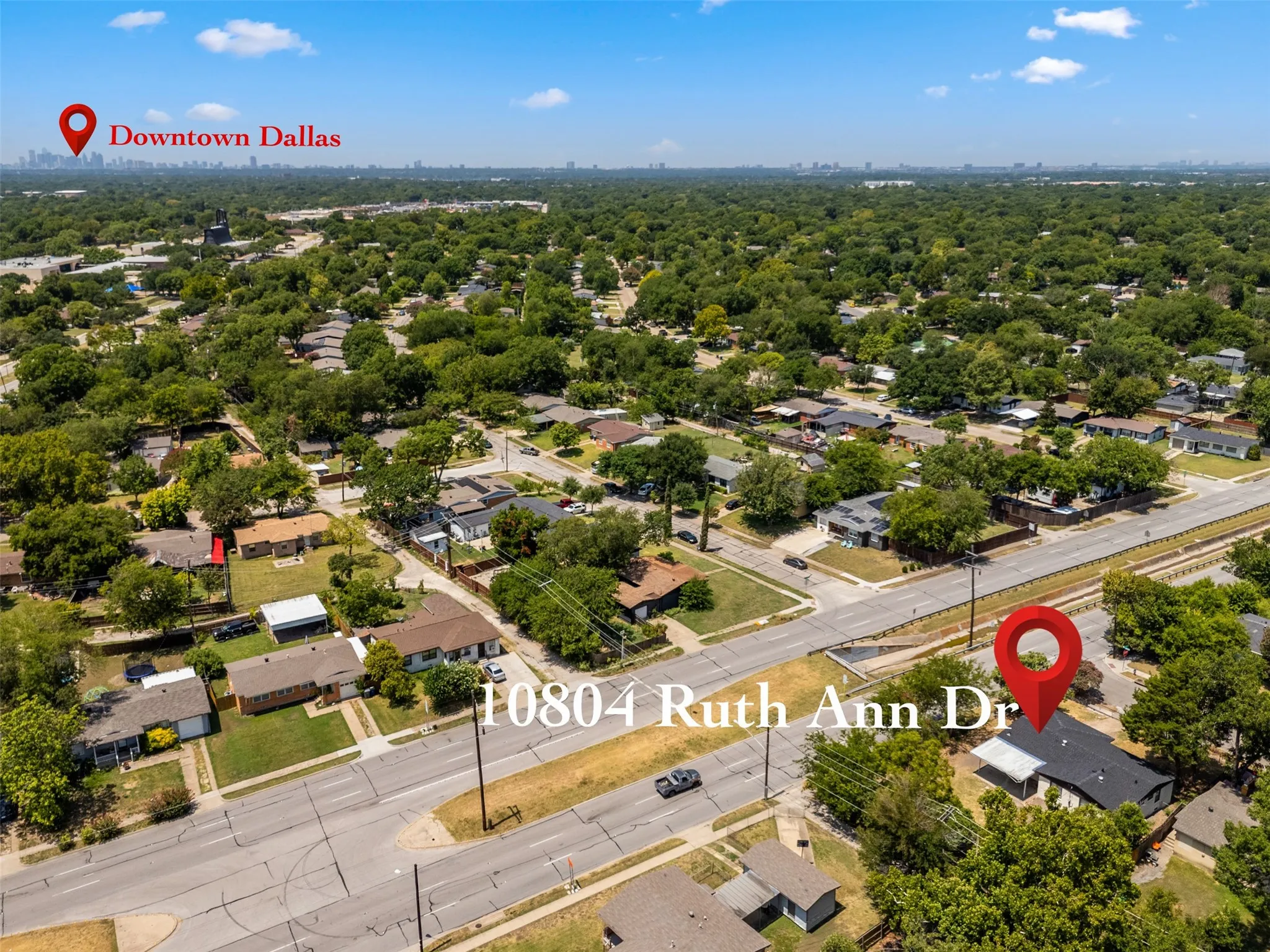 Single Family Residence For Sale in Dallas County , 10804 Ruth Ann Drive, Dallas, Texas 75228, 3 Bedroom, 2 Bathroom, 1 Garage spaces, 1,157 Sqft, built in 1955, mls#21349325, Real Estate Agent in Dallas, Homes For Sale in Dallas county, Homes For Sale in Dallas, Realtor in Dallas Texas, Real Estate Brokerage Independent Realty Texas, Luminita Cordes Realtor