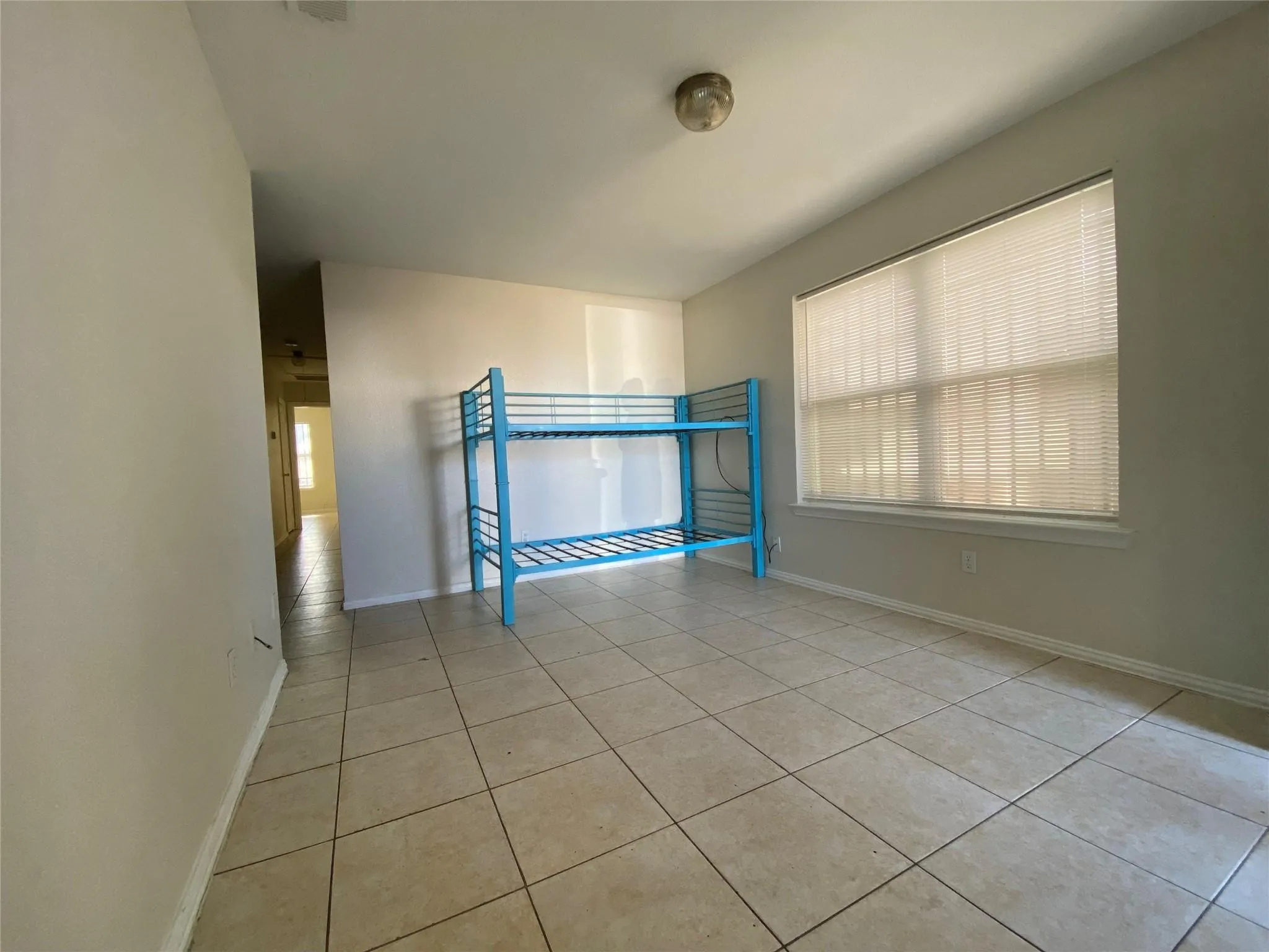 View of tiled empty room