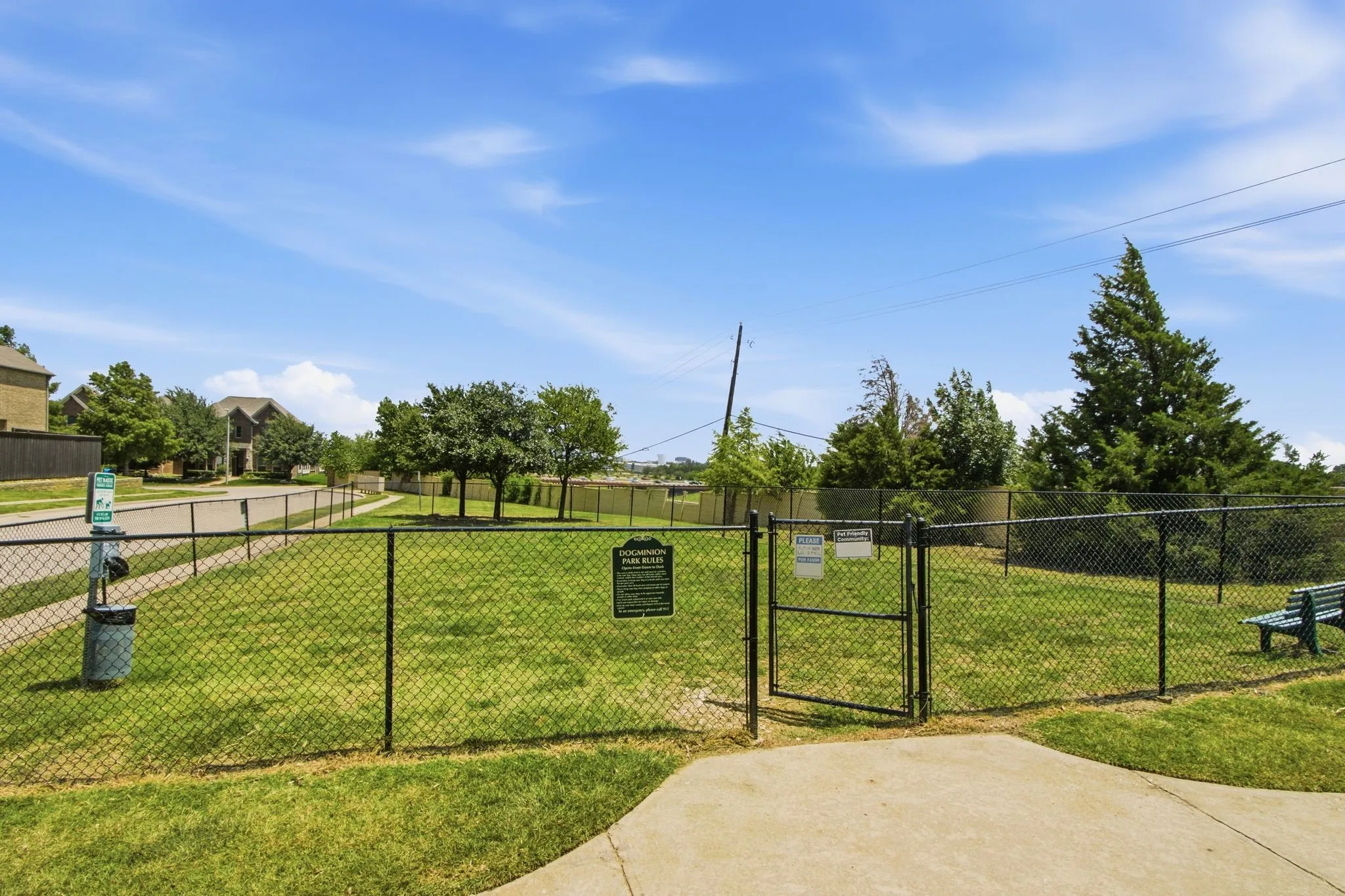 Dog run