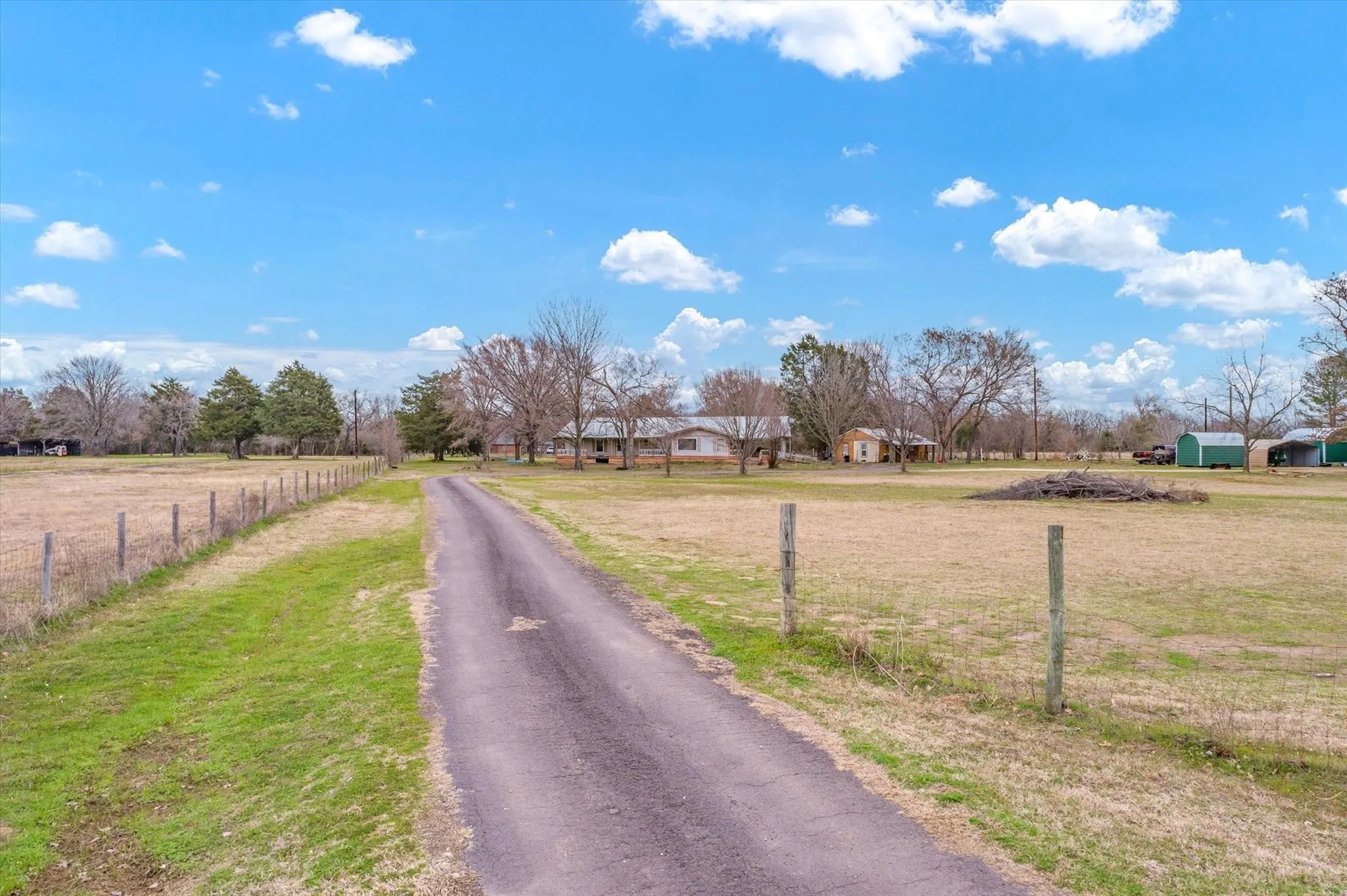 View of road with a rural view