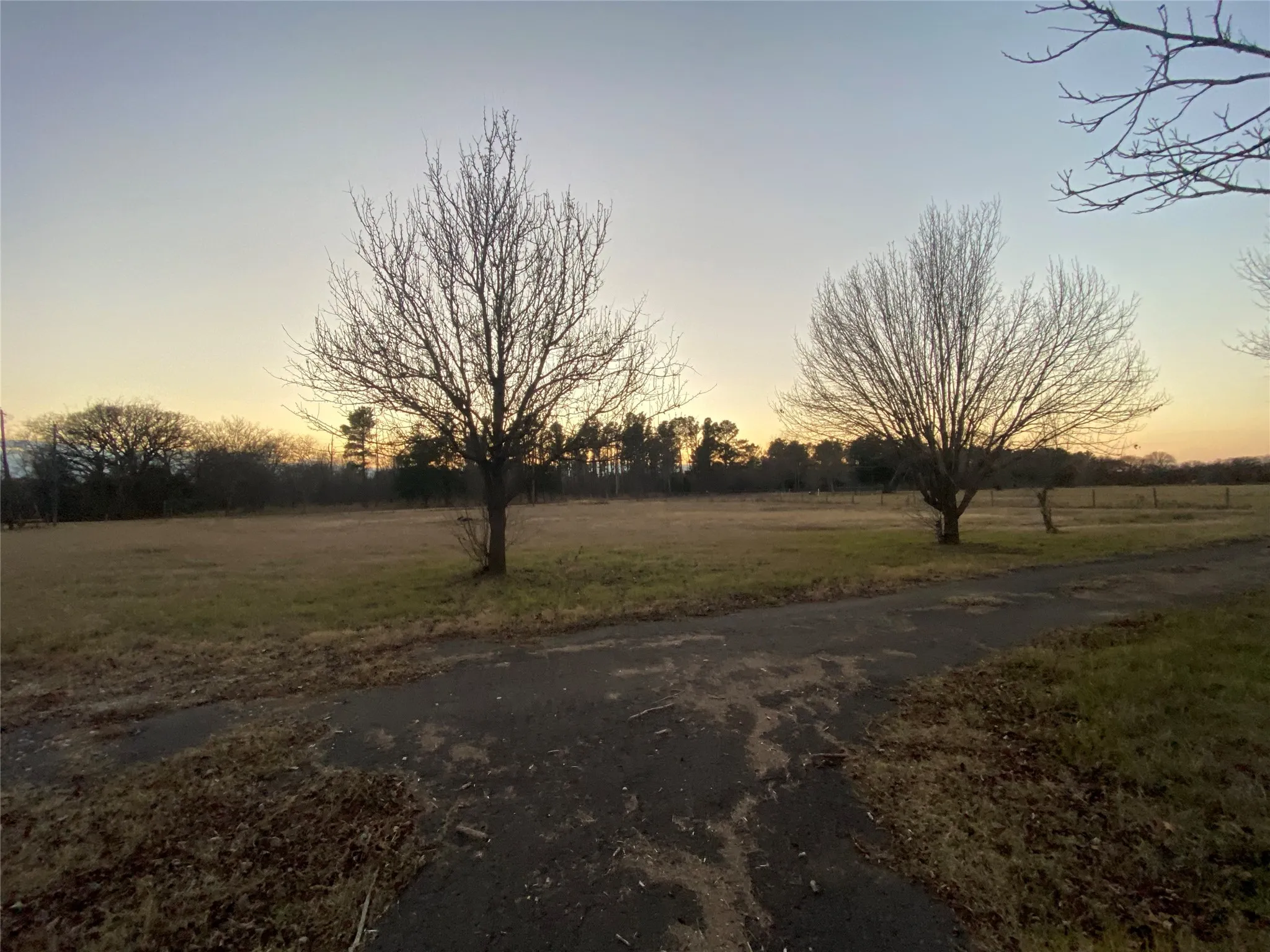 View of road with a rural view