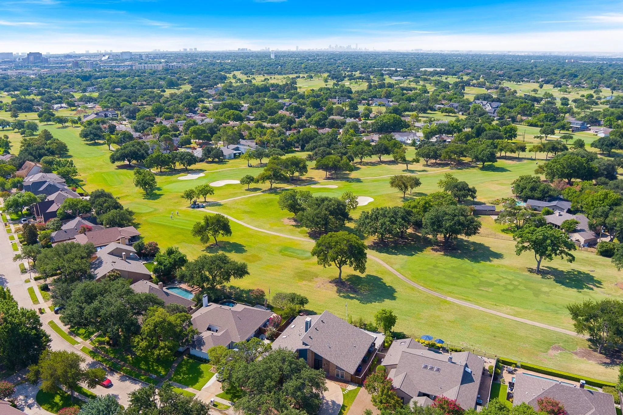 Nestled beside the golf course, minutes from downtown Dallas