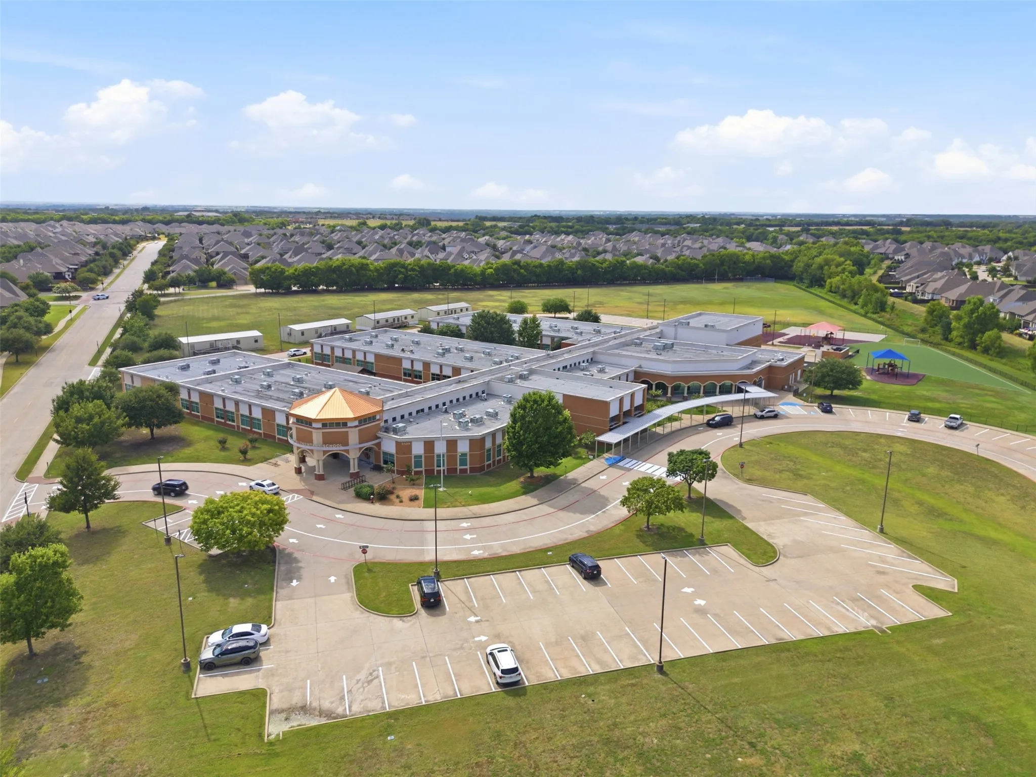 School within neighborhood