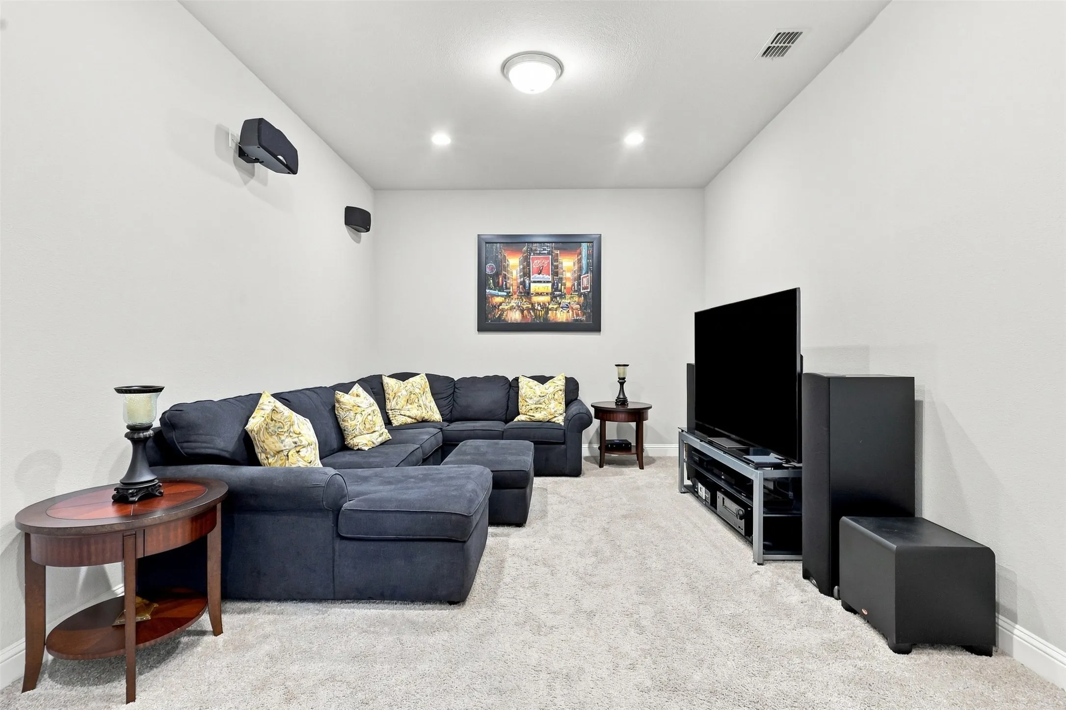 Seperete media room