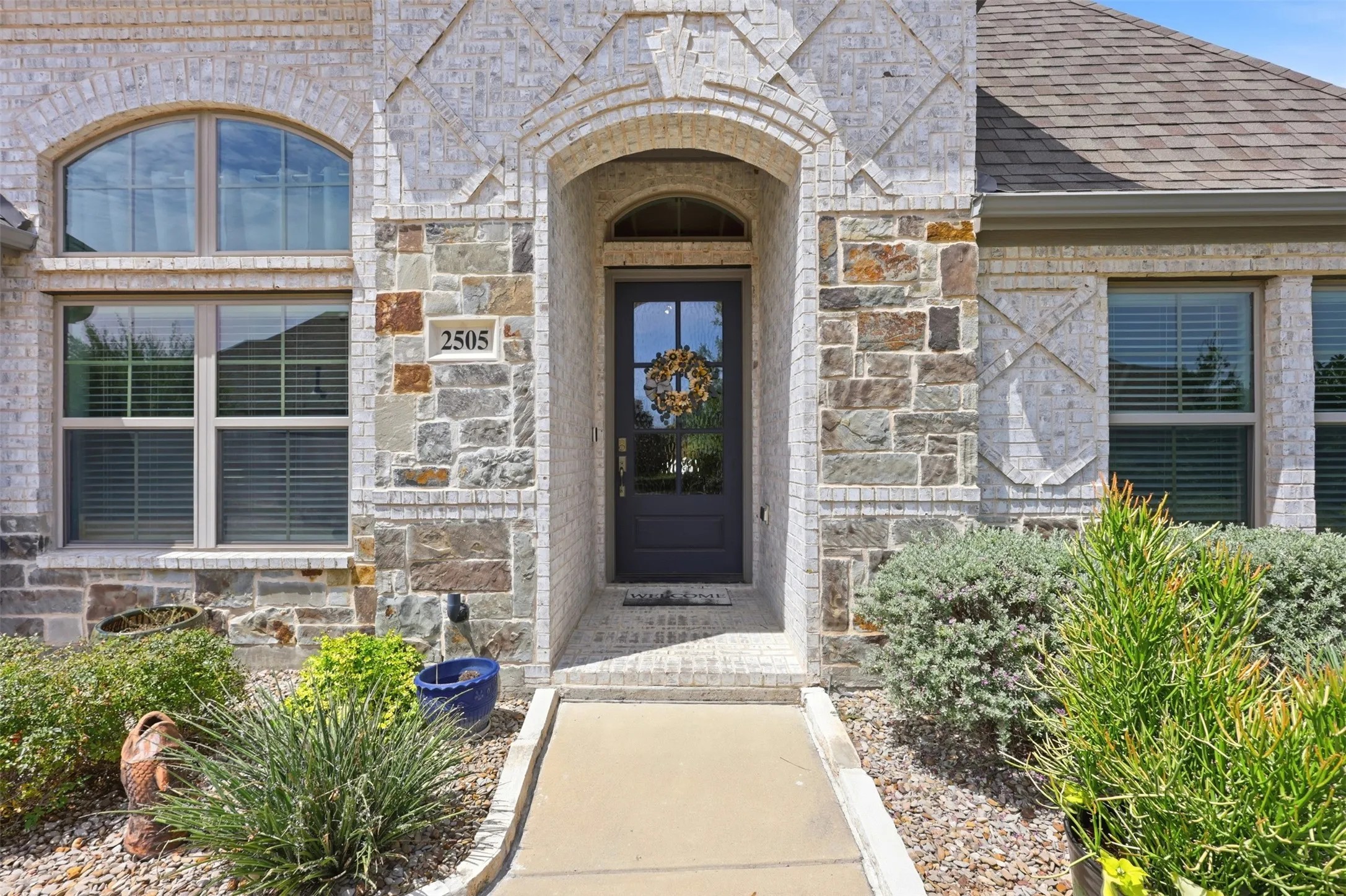 Stone and brick exterior