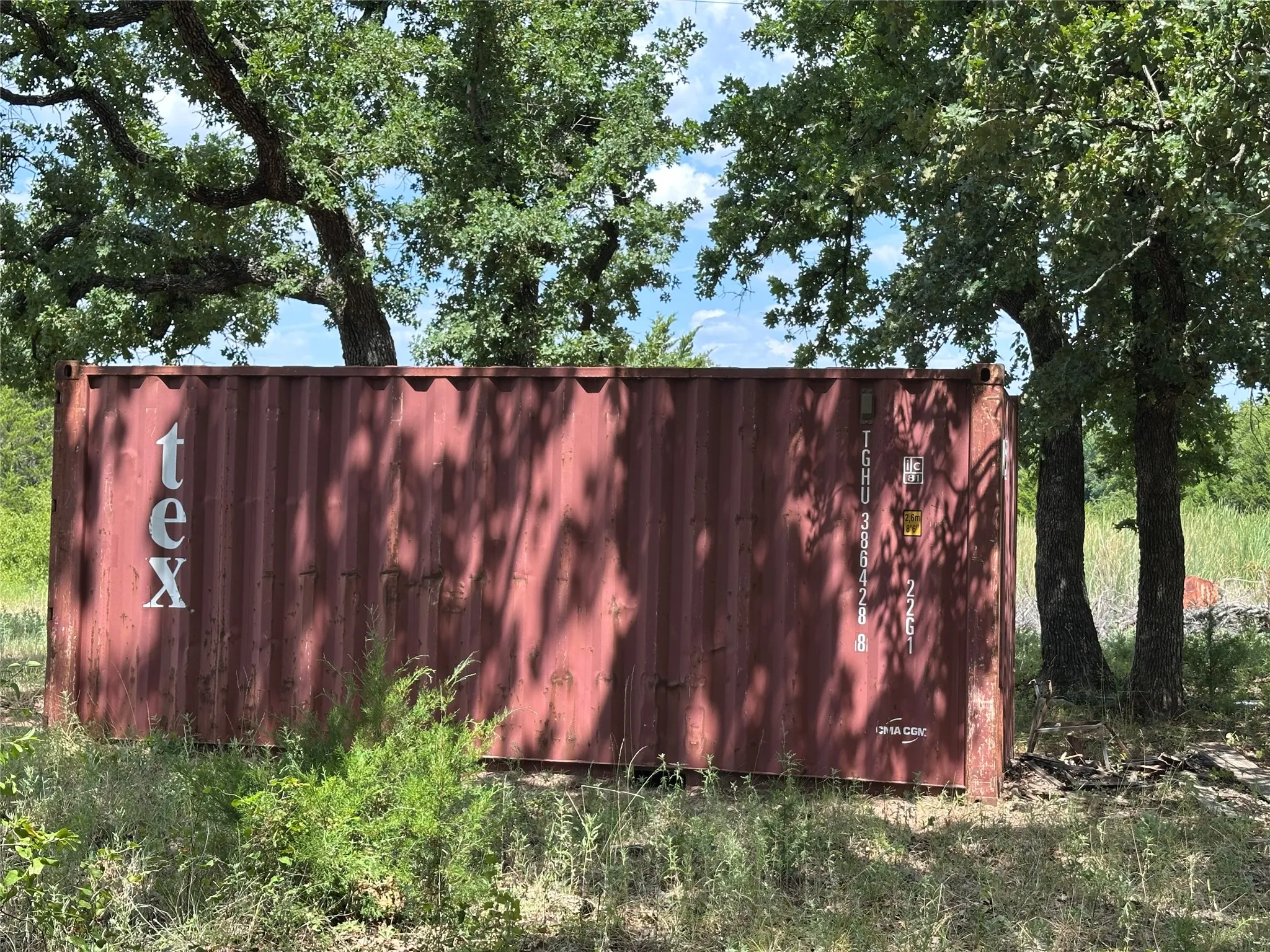 Container storage unit will convey with property.