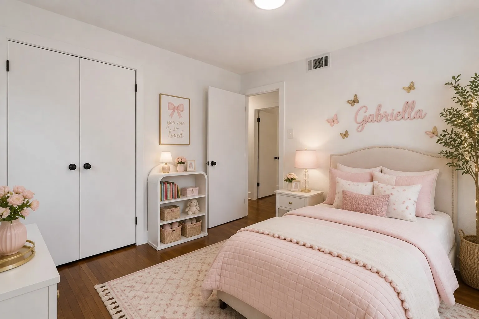 Spacious closet, beautiful hardwood floors, and abundant natural light provide the perfect balance of comfort and practicality