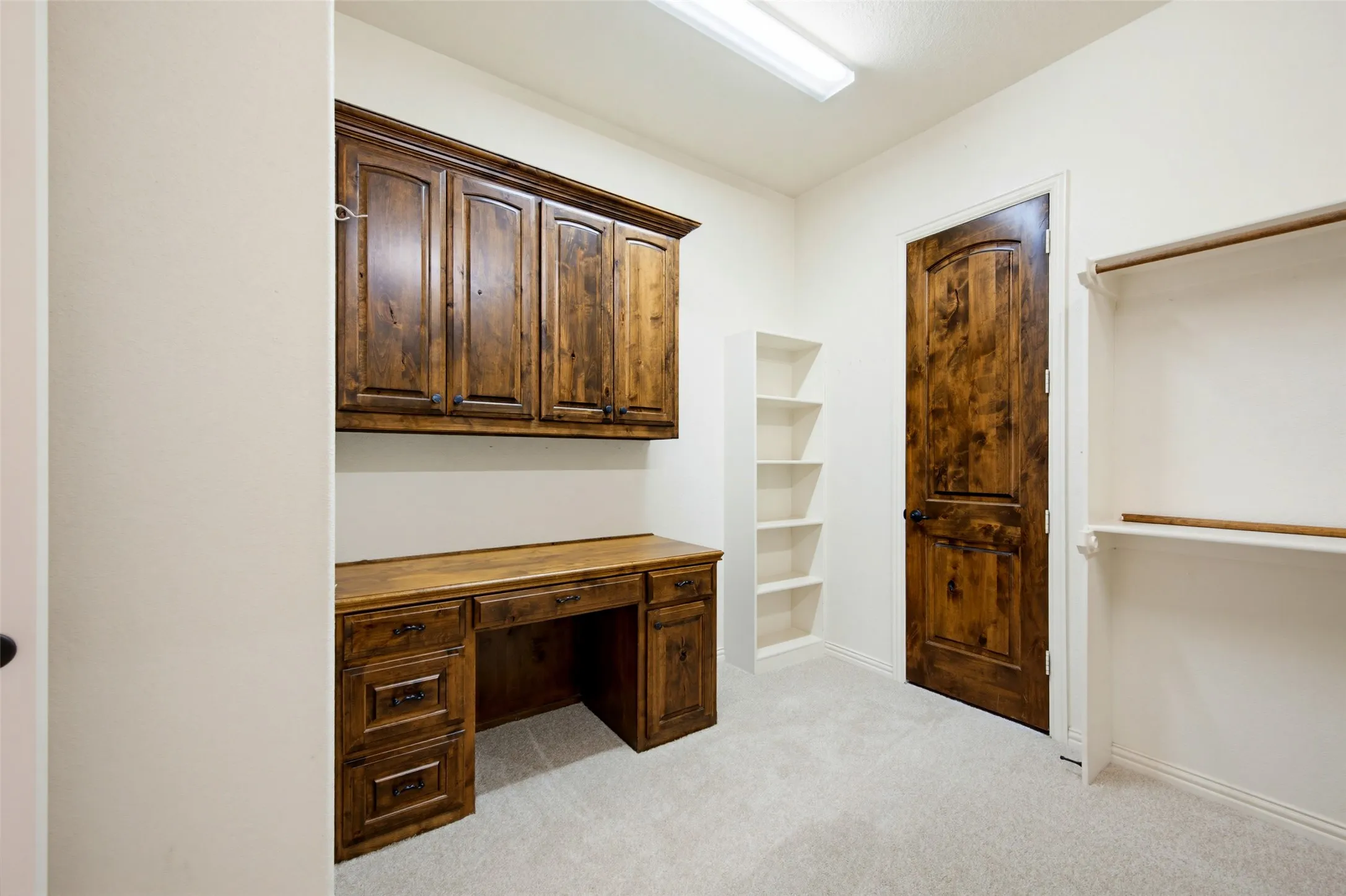 primary closet with built ins